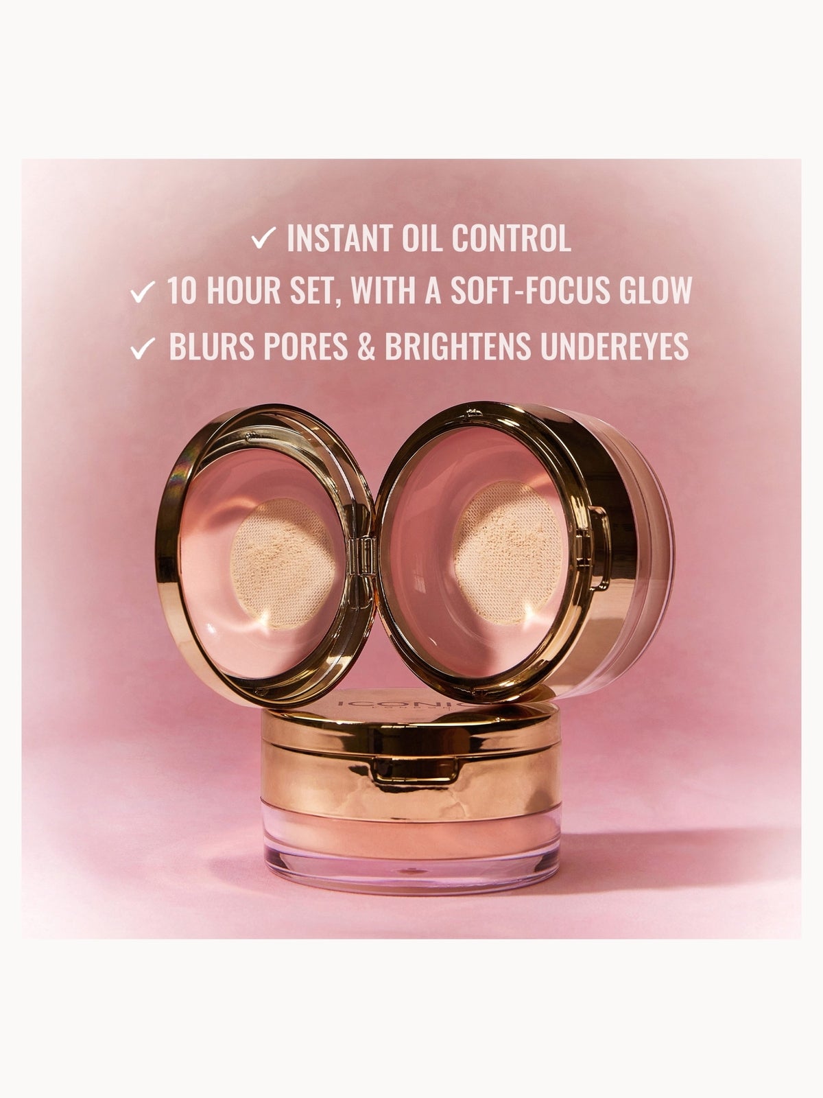 ICONIC London Velvet Blur Translucent Setting Powder 3