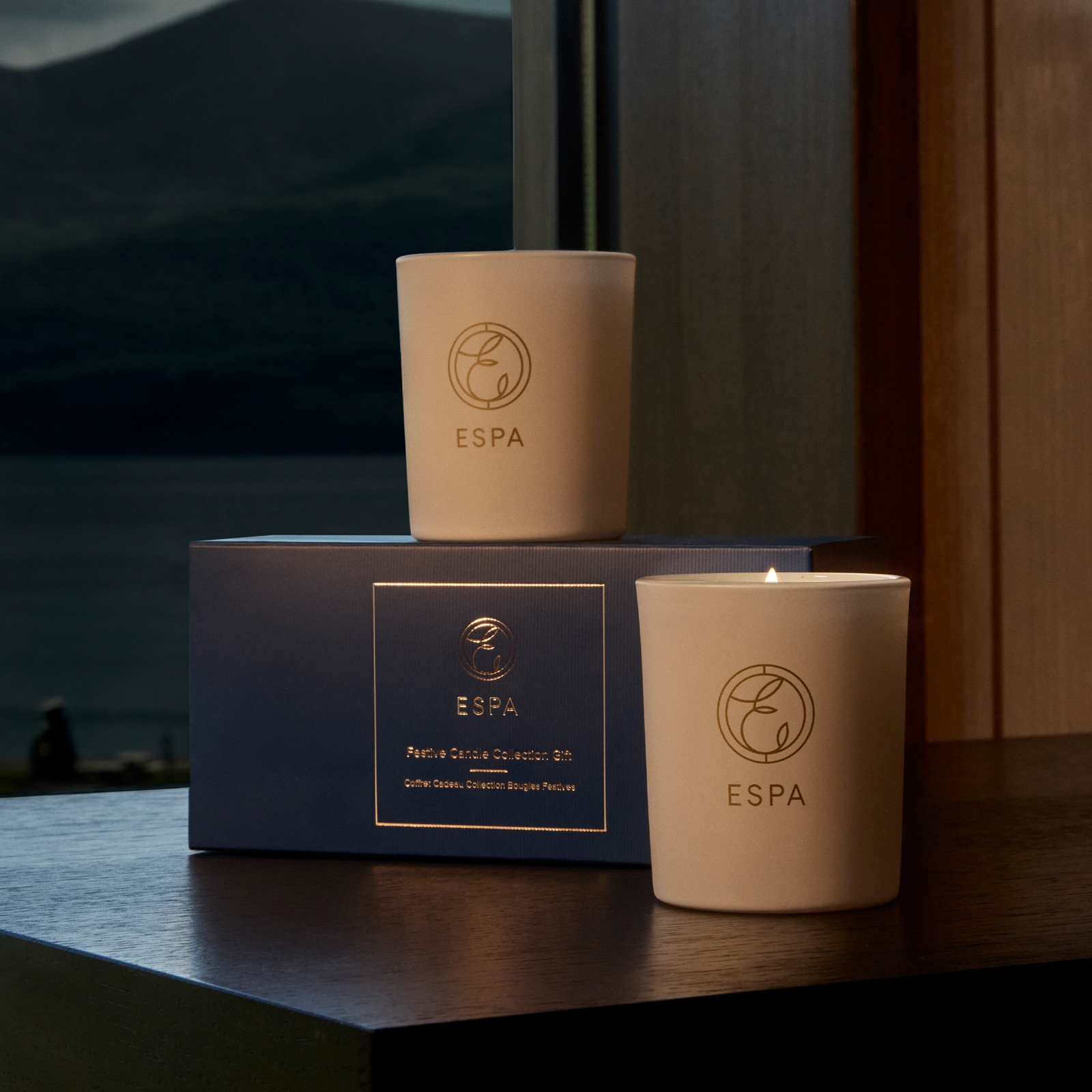 Espa Festive Candle Collection Gift (worth $55) In White