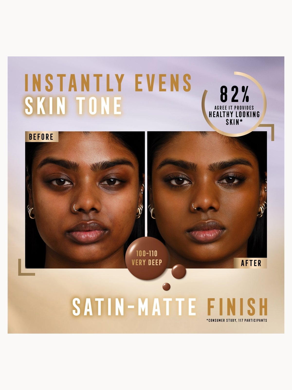 Max Factor Miracle Pure Skin Revival Serum Foundation 30ml (Various Shades) - 95-100 Deep to Very Deep 3