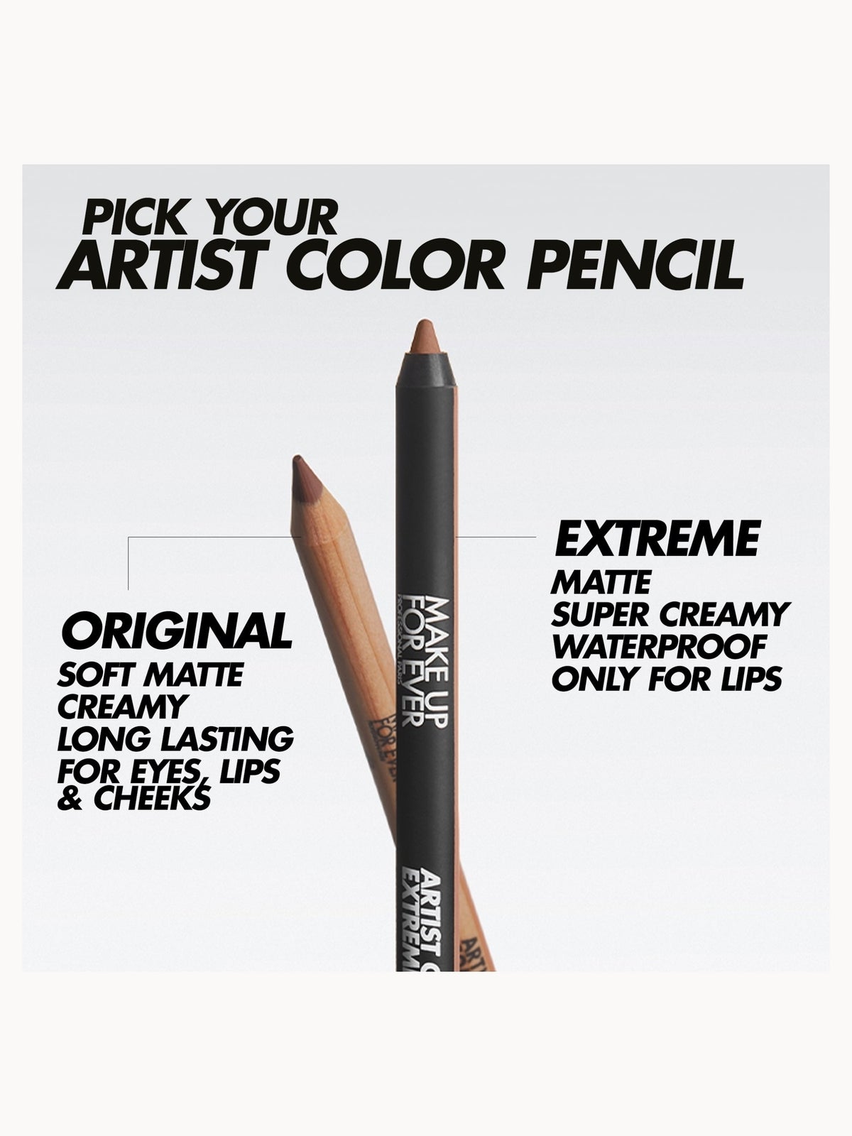 MAKE UP FOR EVER Artist Color Pencil Extreme 1.2g (Various Shades) - 136 Legendary Latte 4