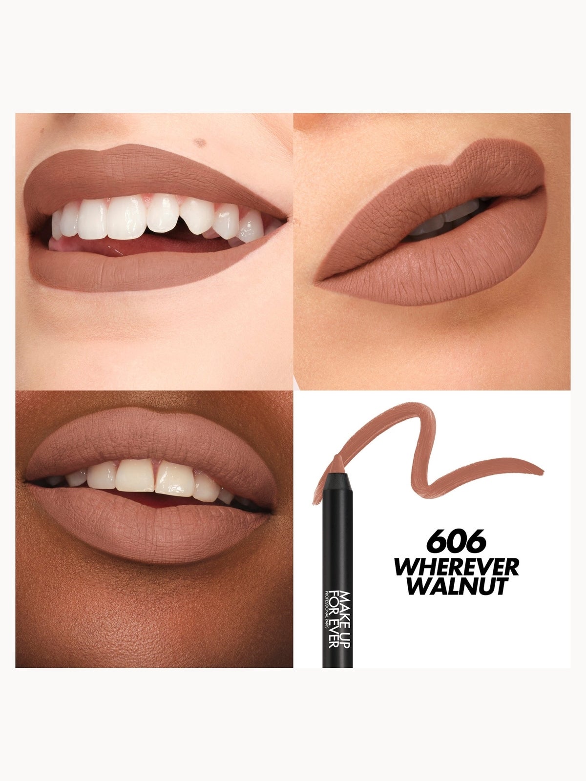 MAKE UP FOR EVER Artist Color Pencil Extreme 1.2g (Various Shades) - 606 Whever Walnut 2