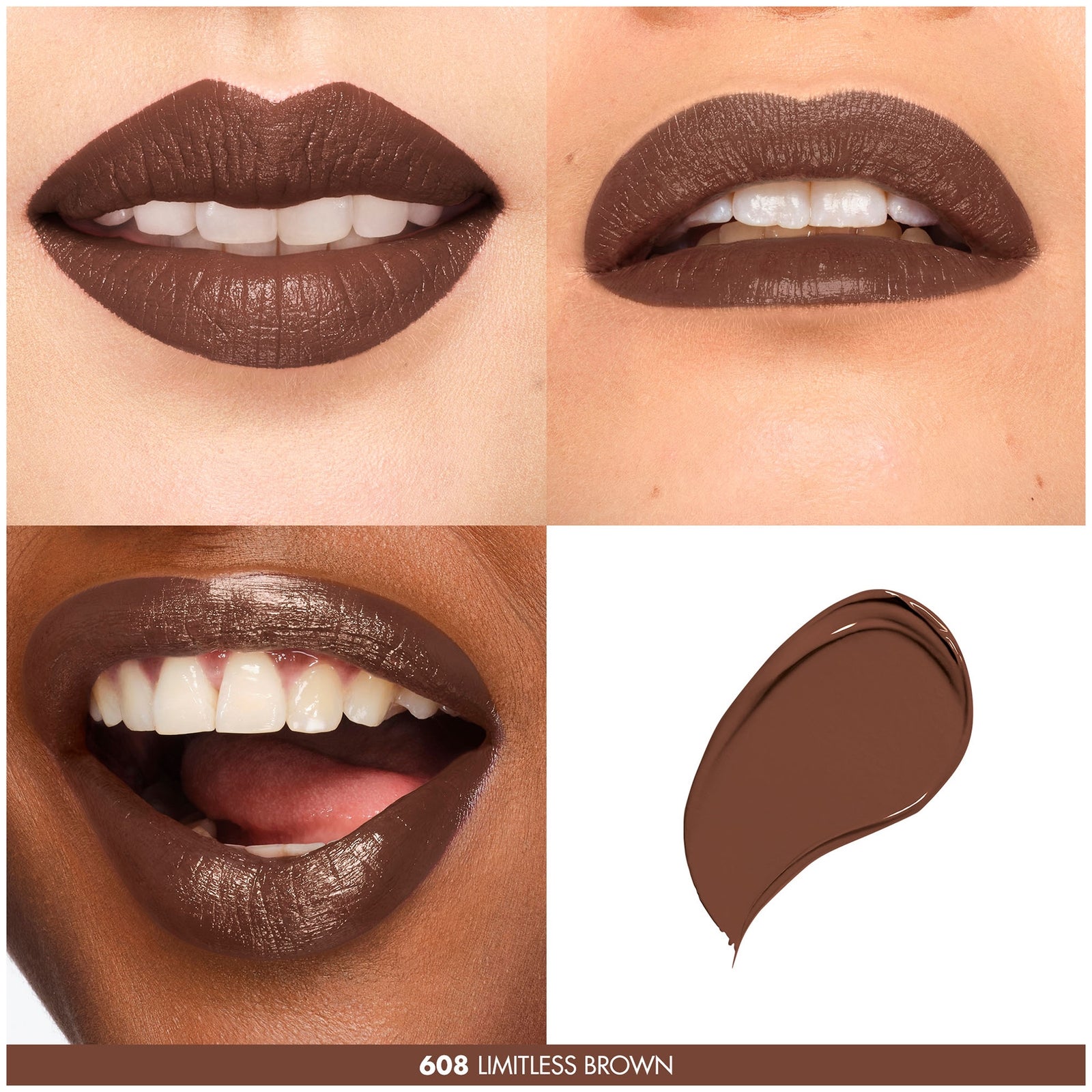 Make Up For Ever Rouge Artist For Ever Satin Lipsticks (Various Shades) - Limitless Brown 2