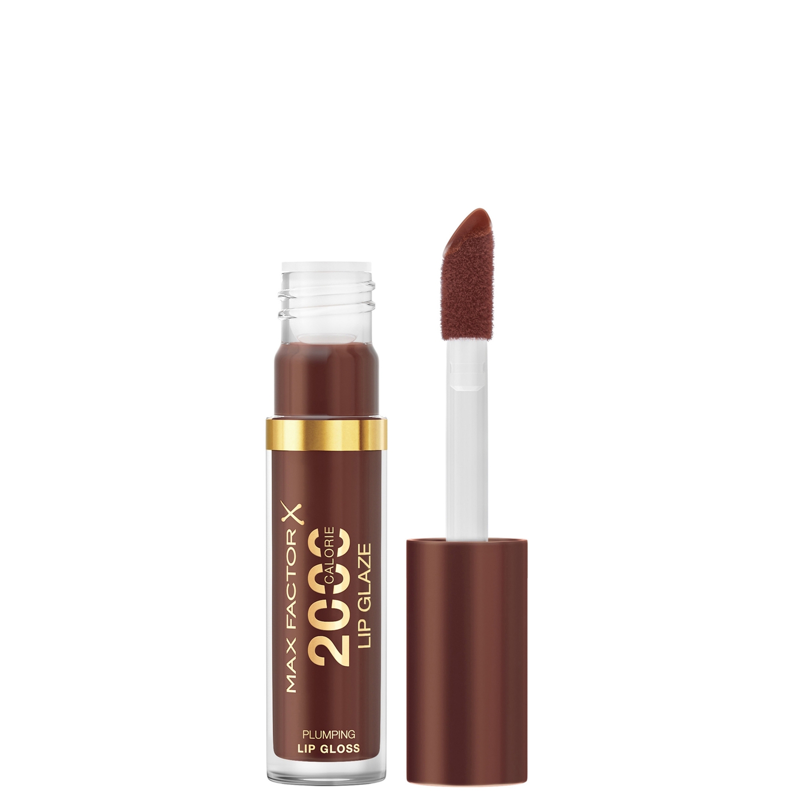 Max Factor 2000 Calorie Lip Glaze Full Shine Tinted Lip Gloss 4.4ml (Various Shades) - Chocolate Glow