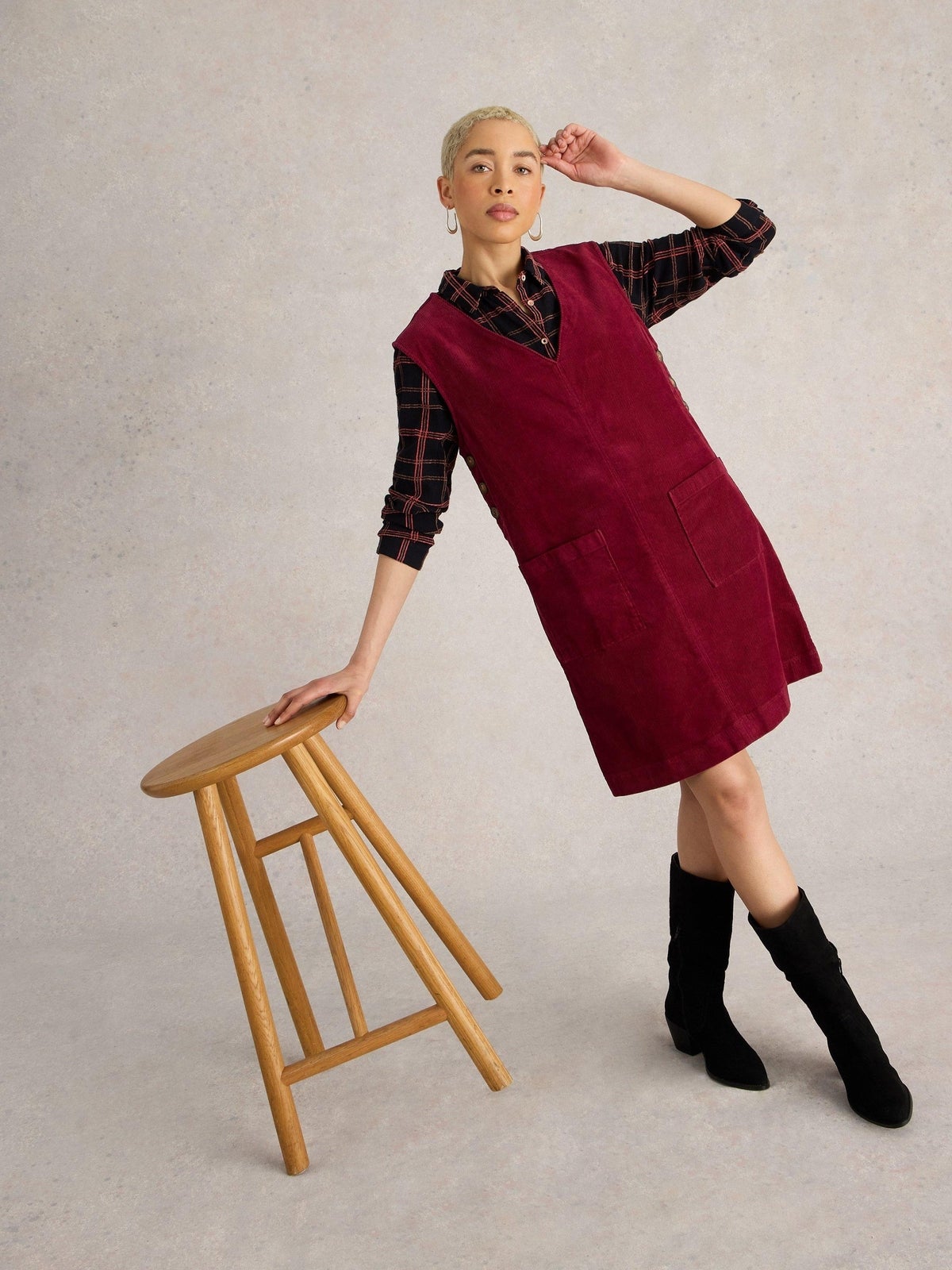 Kordträgerkleid Maple - 36