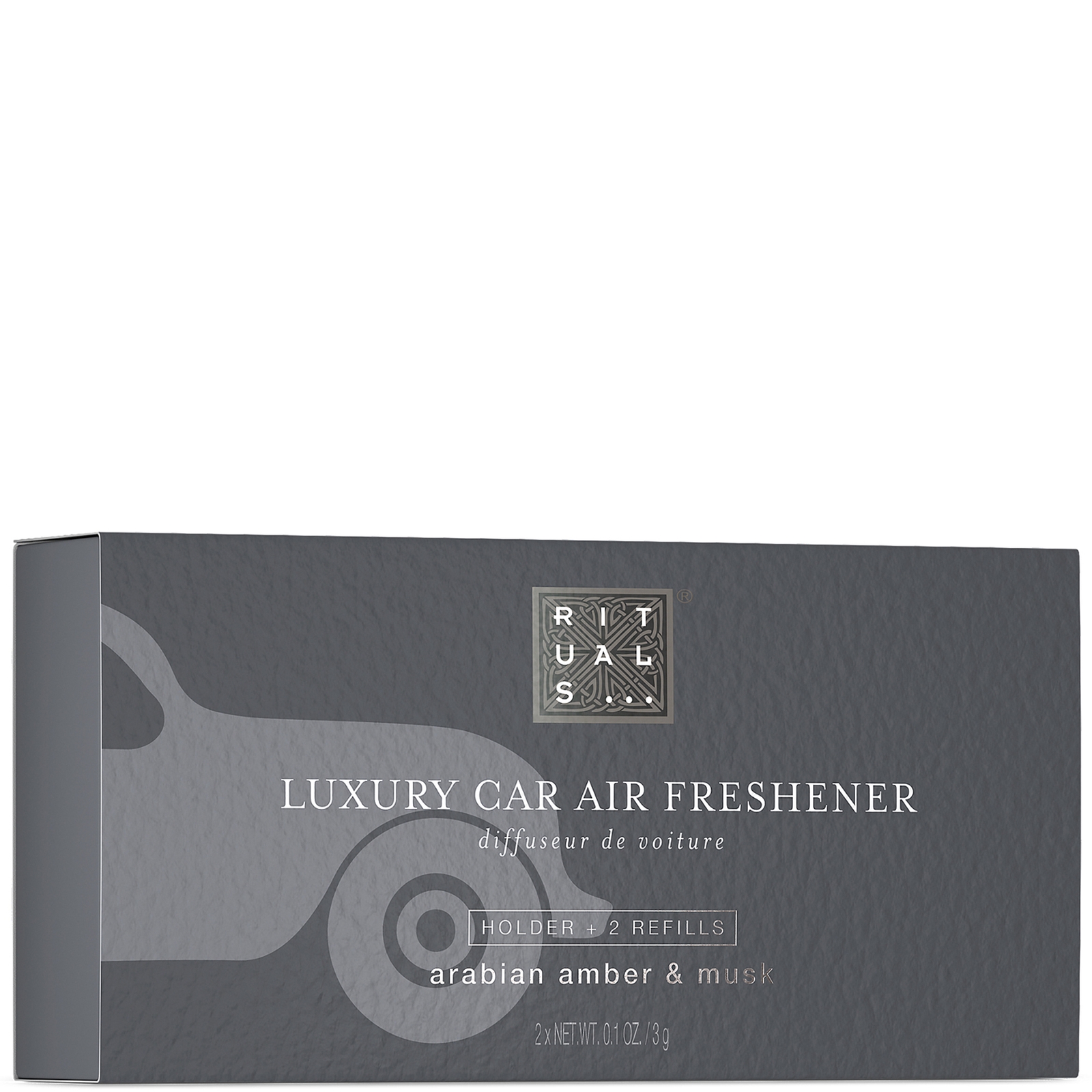 

Rituals Homme Collection Men's Aromatic Amber & Musk Car Air Freshener 2x3g