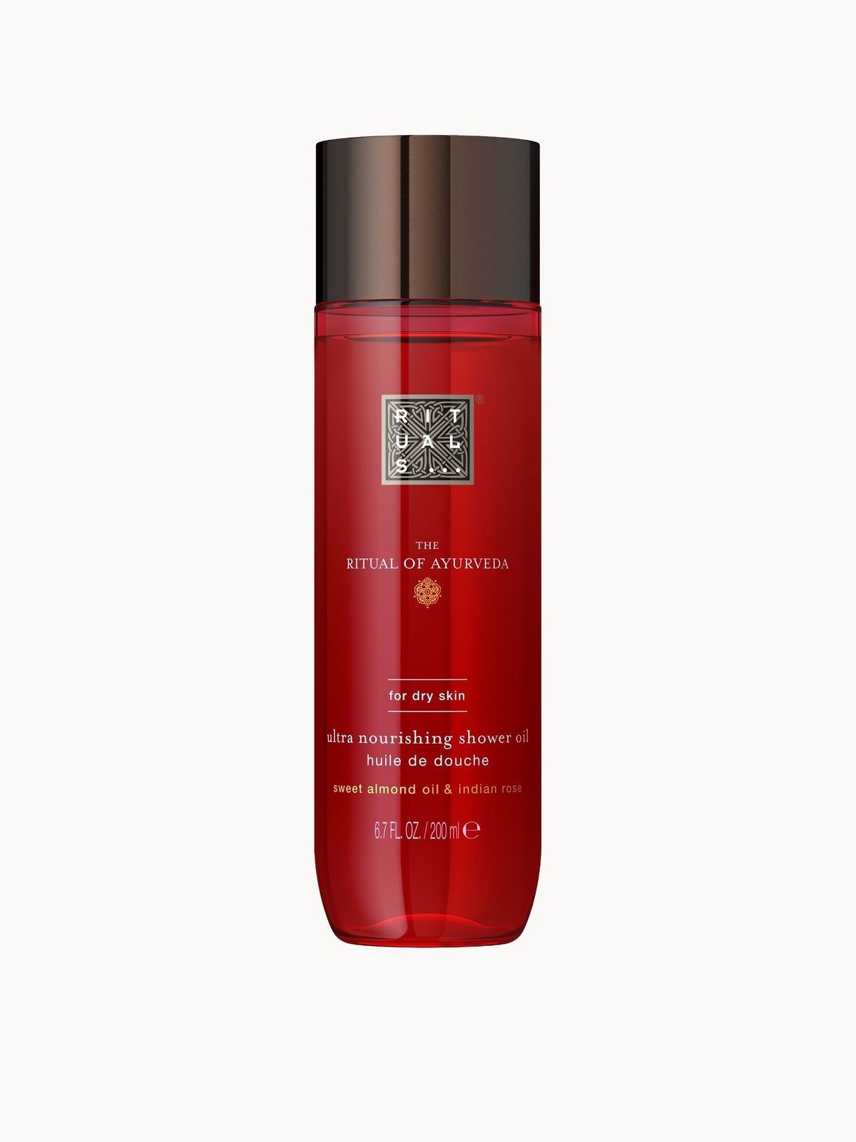 RITUALS The Ritual of Ayurveda Sweet Almond & Indian Rose Shower Oil 200ml