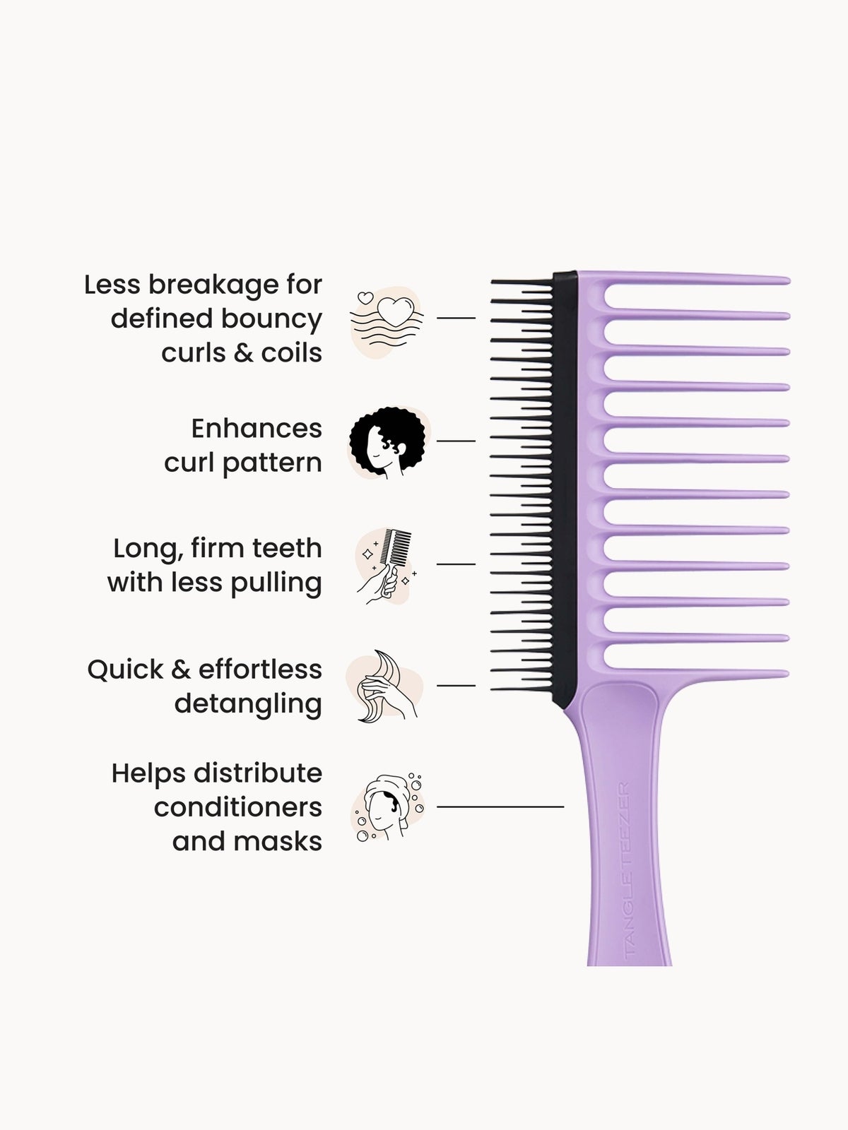 Tangle Teezer Curly Hair Care Bundle 4