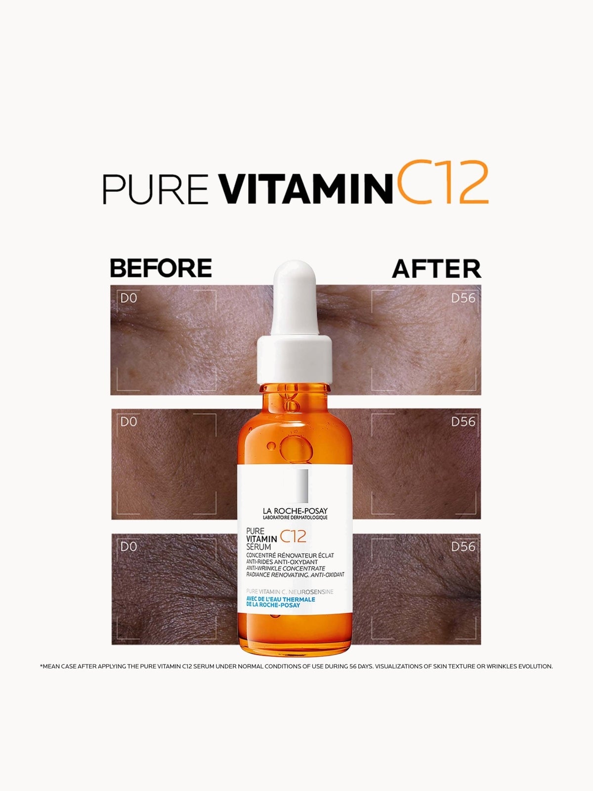 La Roche-Posay Vitamin C12 Serum Anti-Wrinkle and Radiance Restoring Serum 30ml 2