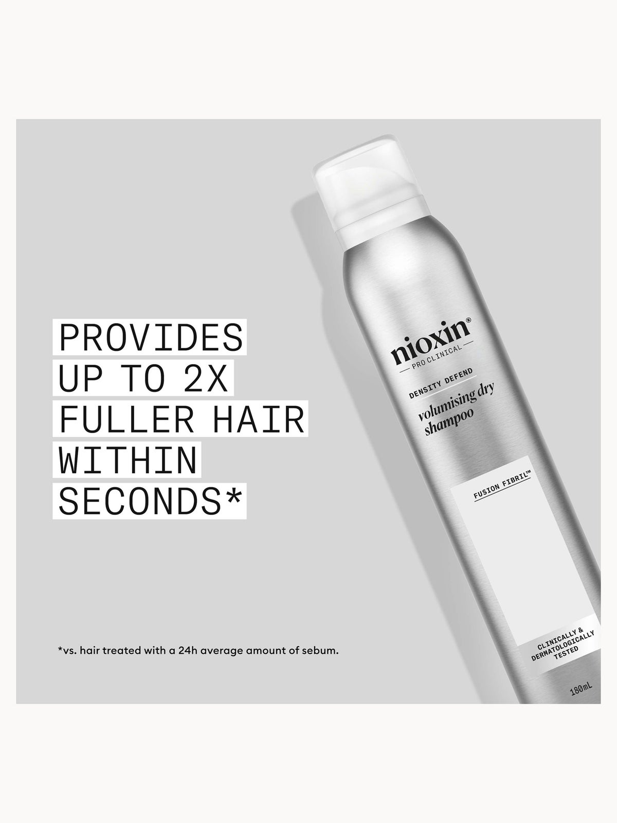 NIOXIN Density Defend Volumising Dry Shampoo for Greasy and Fine Hair 180ml 3
