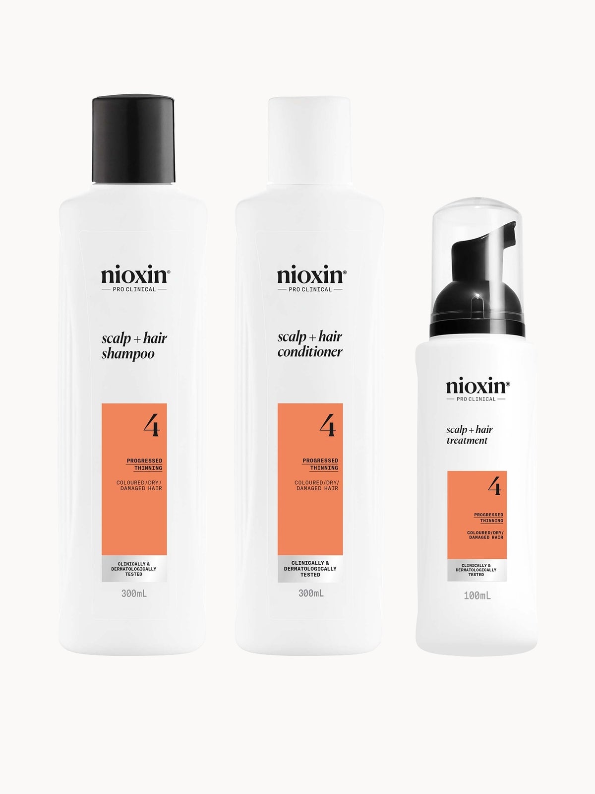 NIOXIN Scalp and Hair Thickening System 4 for Coloured Dry and Damaged Hair with Progressed Thinning Loyalty Kit