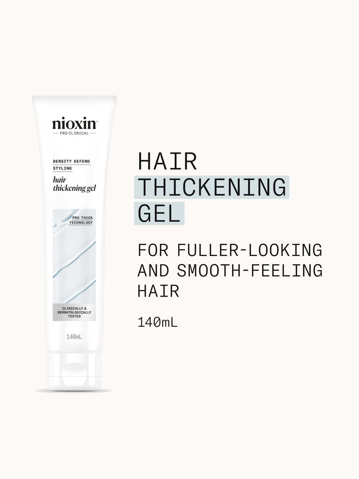 NIOXIN Density Defend Hair Thickening Gel Thickening Hair Treatment for Volumising Hair 140ml 2