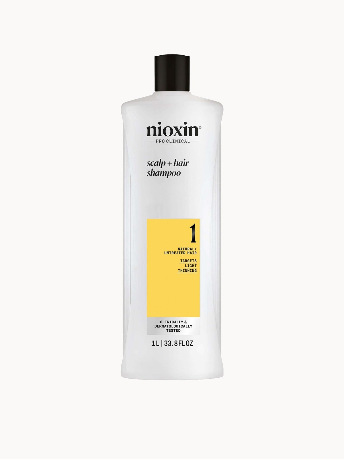 NIOXIN Scalp and Hair Thickening System 1 Shampoo for Natural Hair with Light Thinning 1L