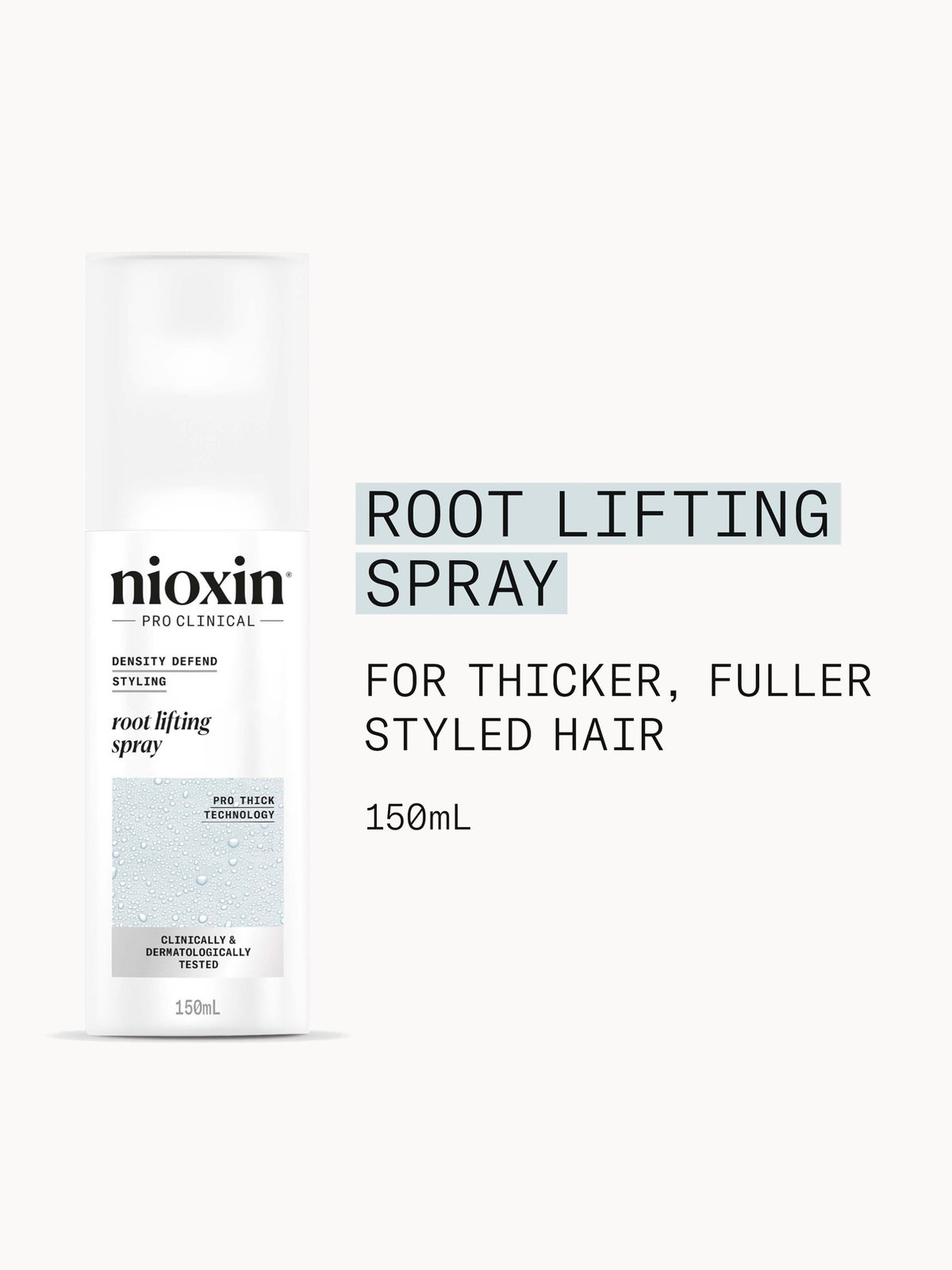 NIOXIN Density Defend Styling Root Lifting Hair Spray Hair Thickening Spray for Volumised Results 150ml 2