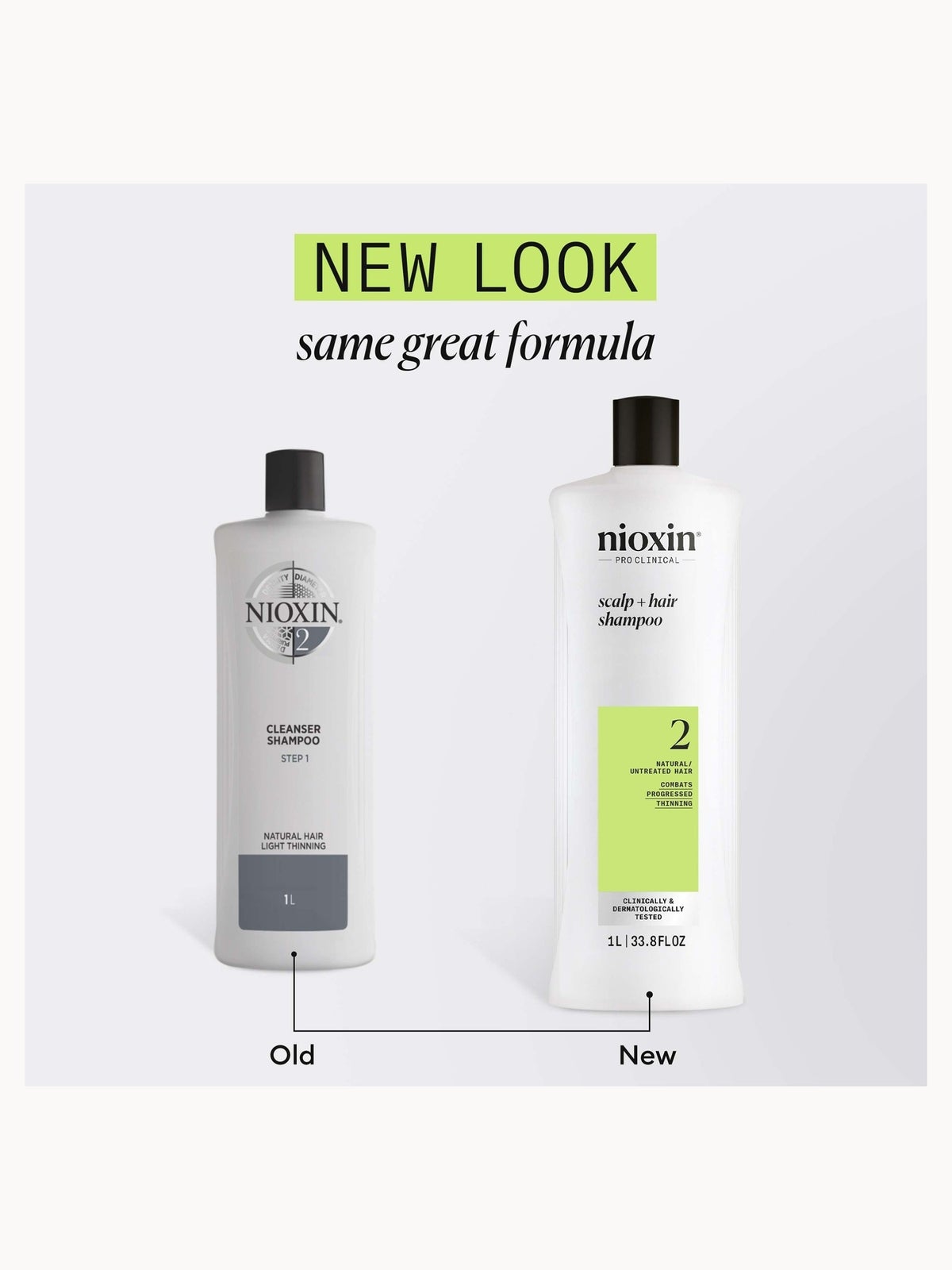 NIOXIN Scalp and Hair Thickening System 2 Shampoo for Natural Hair with Progressed Thinning 1L 4