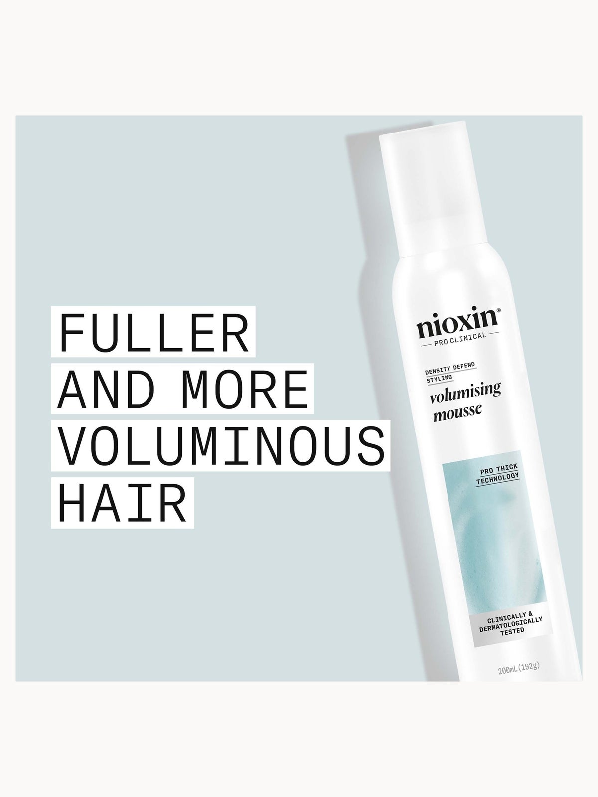 NIOXIN Density Defend Volumising and Thickening Hair Mousse for Fine and Thinning Hair 200ml, photo 3