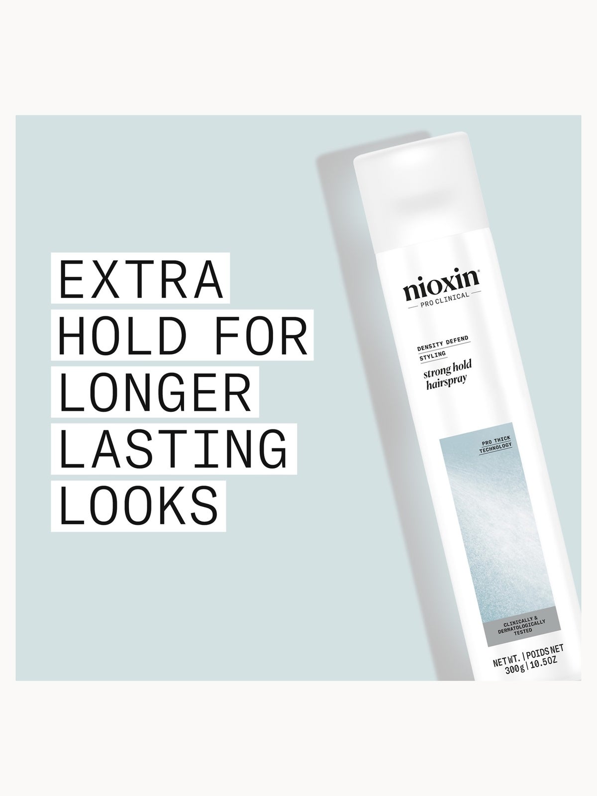NIOXIN Density Defend Styling Strong Hold Volume Hair Spray for Medium to Coarse Hair 300ml 3