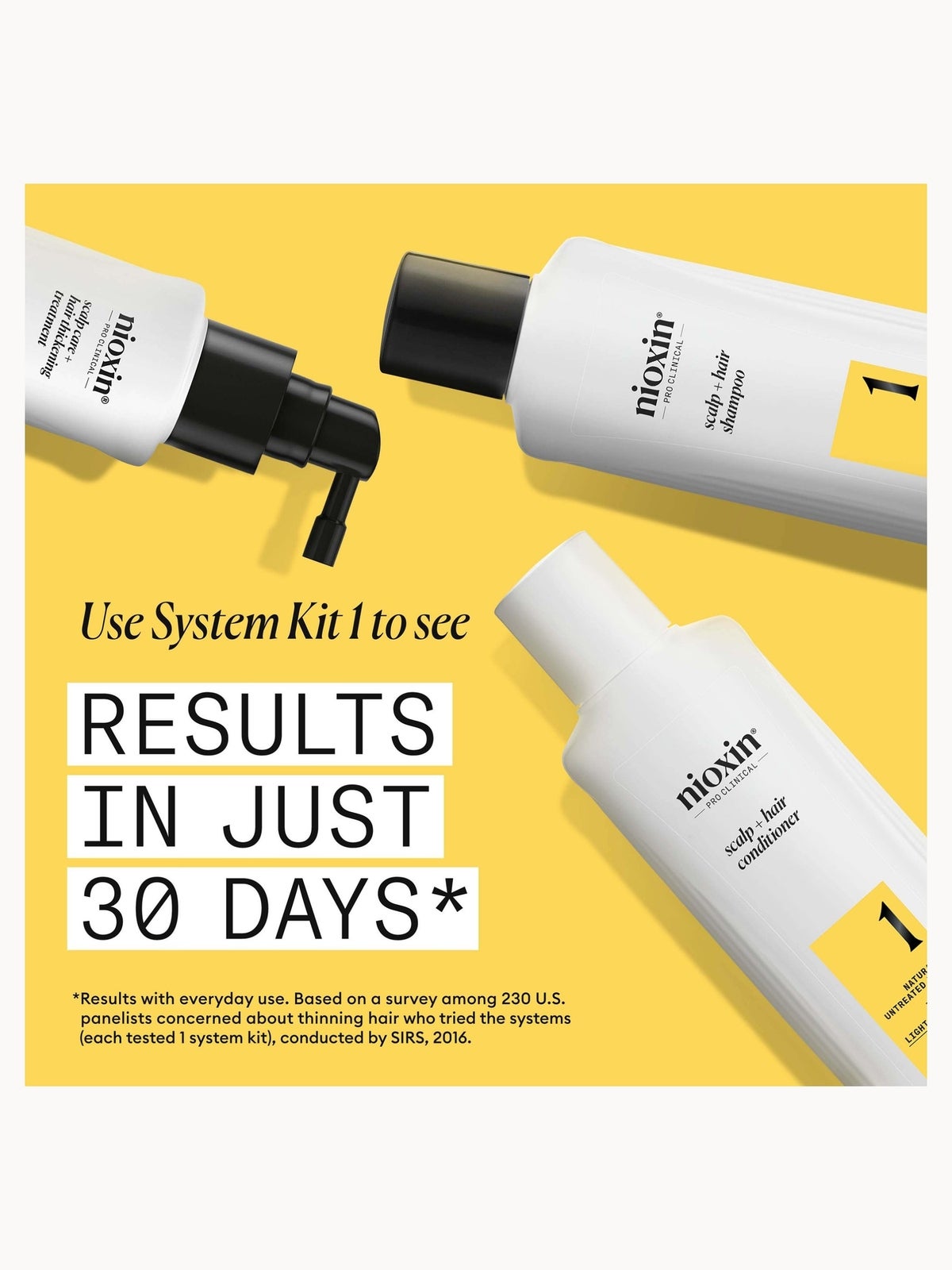 NIOXIN Scalp and Hair Thickening System 1 Shampoo for Natural Hair with Light Thinning 300ml 2