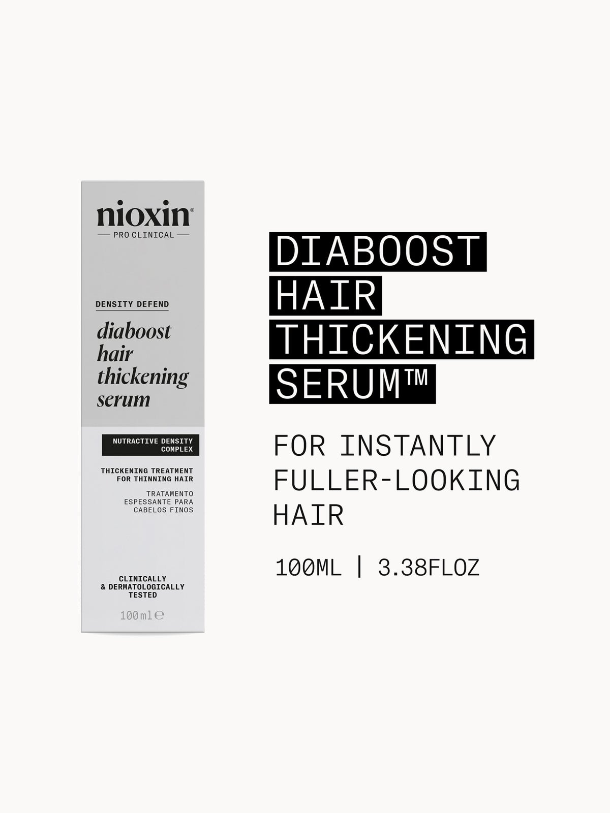 NIOXIN Density Defend Diaboost Hair Thickening Serum Leave-In Scalp Treatment Serum 100ml 2