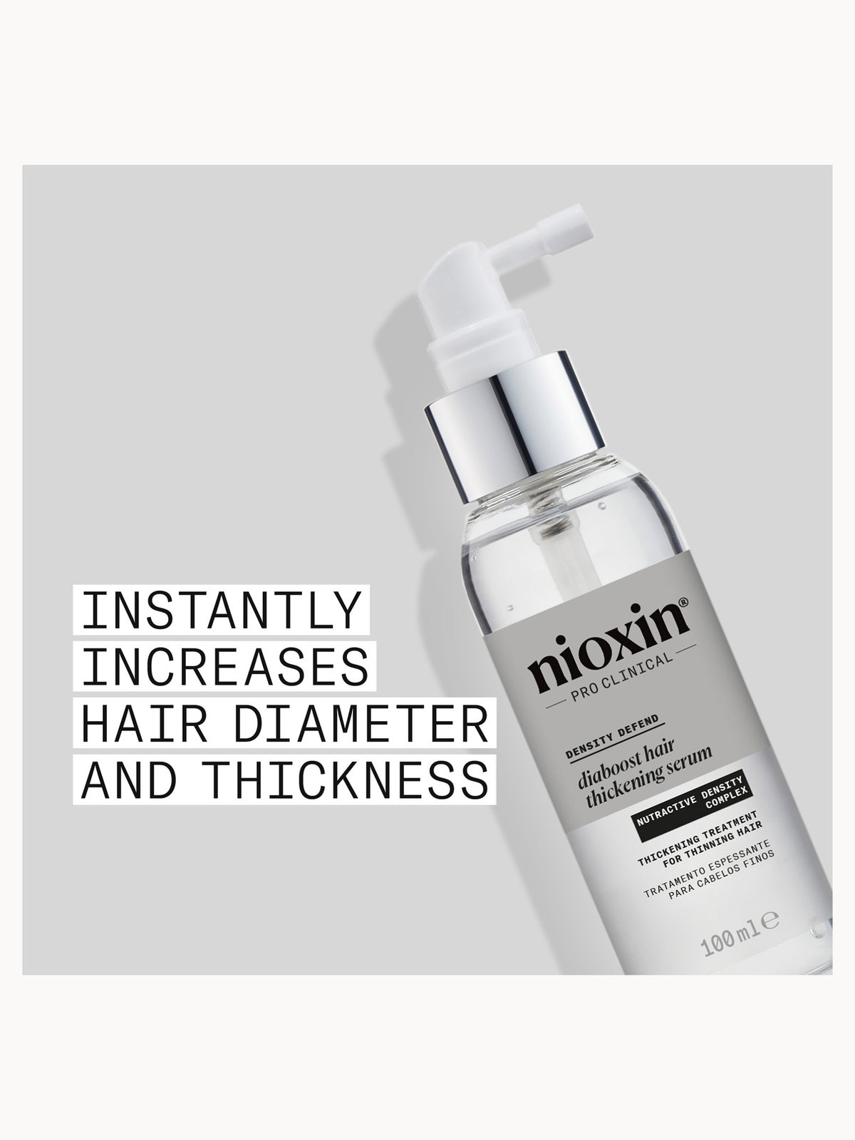 NIOXIN Density Defend Diaboost Hair Thickening Serum Leave-In Scalp Treatment Serum 100ml 3