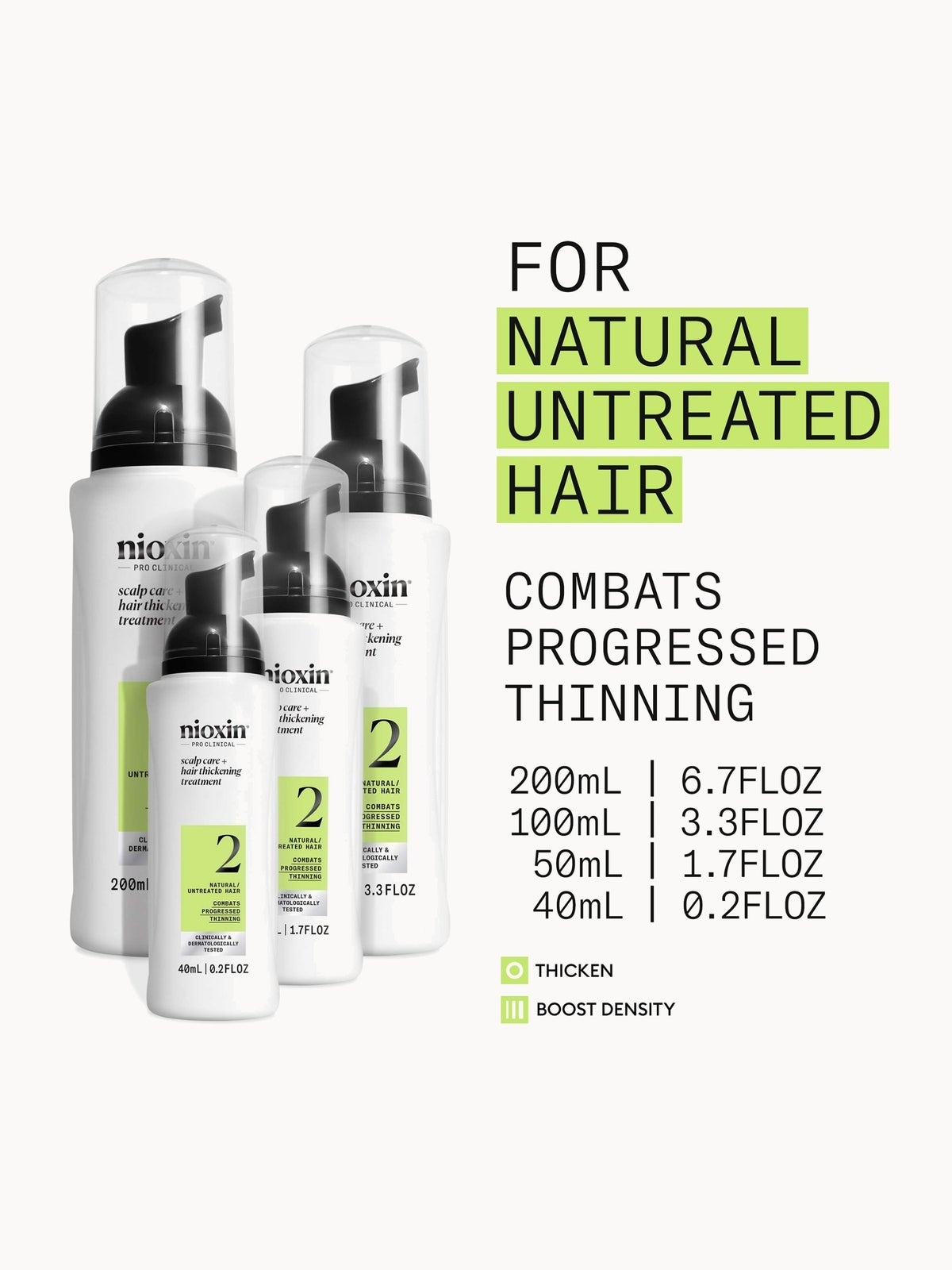 NIOXIN Scalp and Hair Thickening System 2 Leave on Treatment 100ml 2