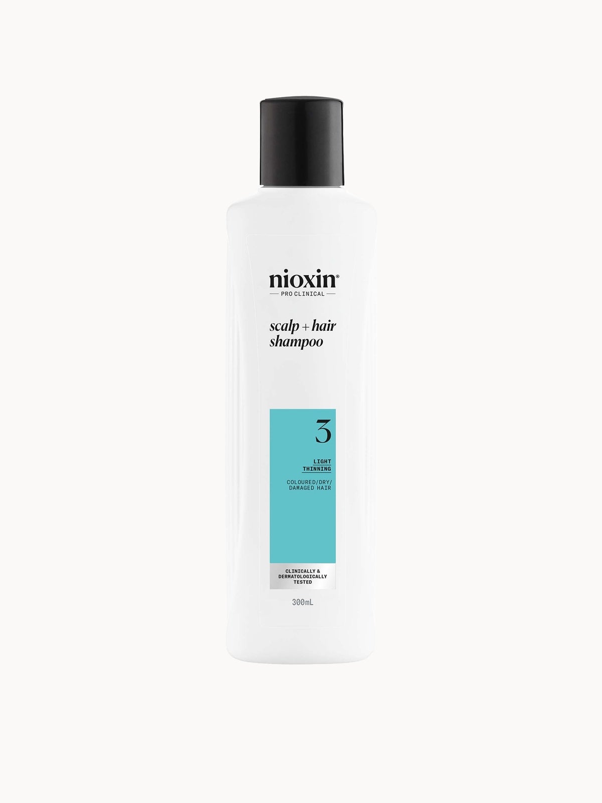 NIOXIN Scalp and Hair Thickening System 3 Shampoo for Coloured Dry and Damaged hair with Light Thinning 300ml