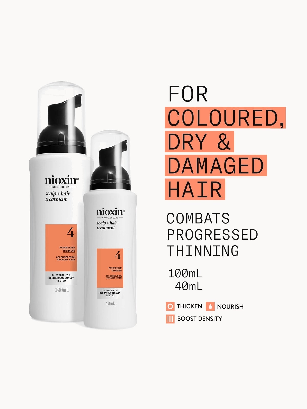NIOXIN Scalp and Hair Thickening System 4 Leave on Treatment 100ml 2