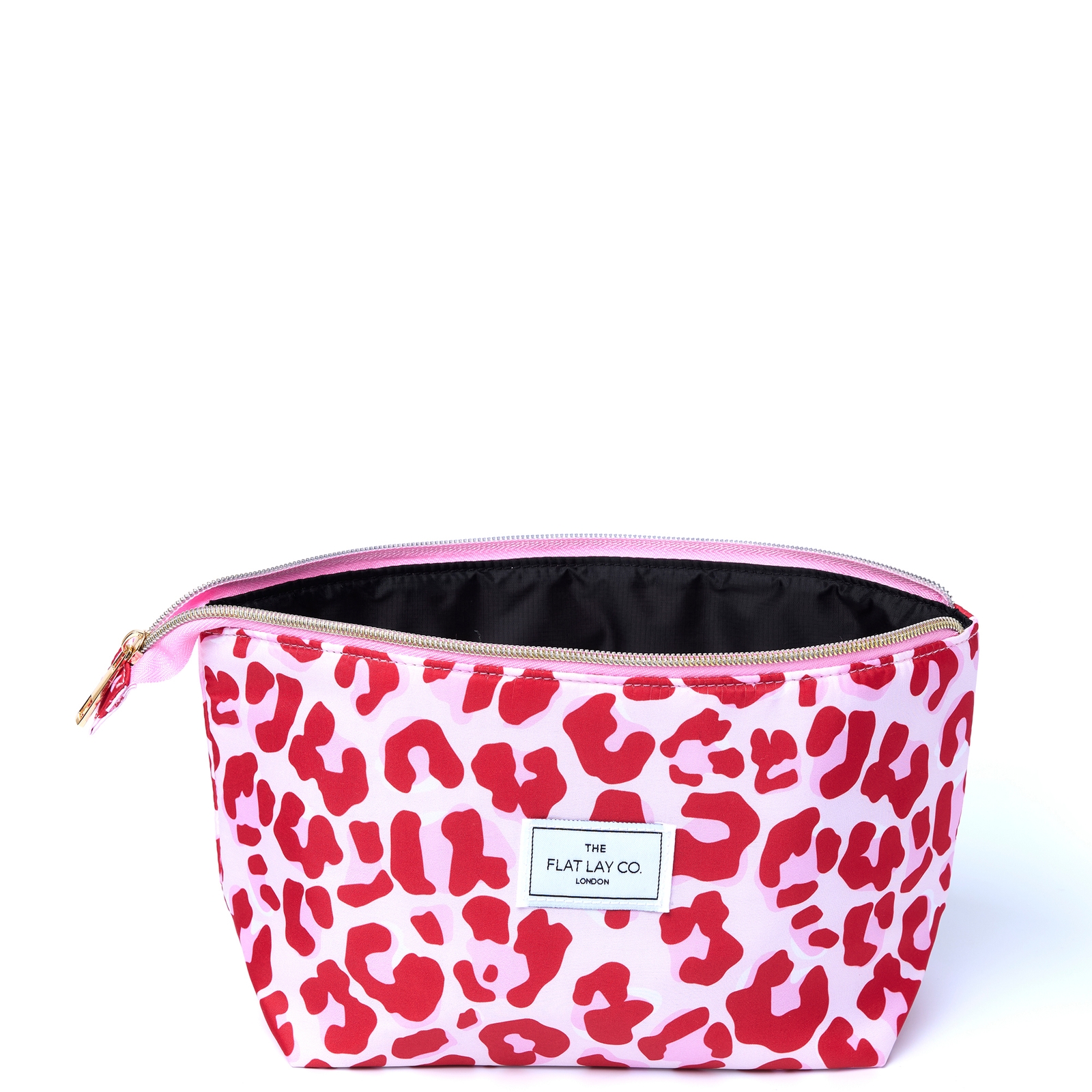 Thumbnail - The Flat Lay Co. Essential Pouch in Pink Leopard