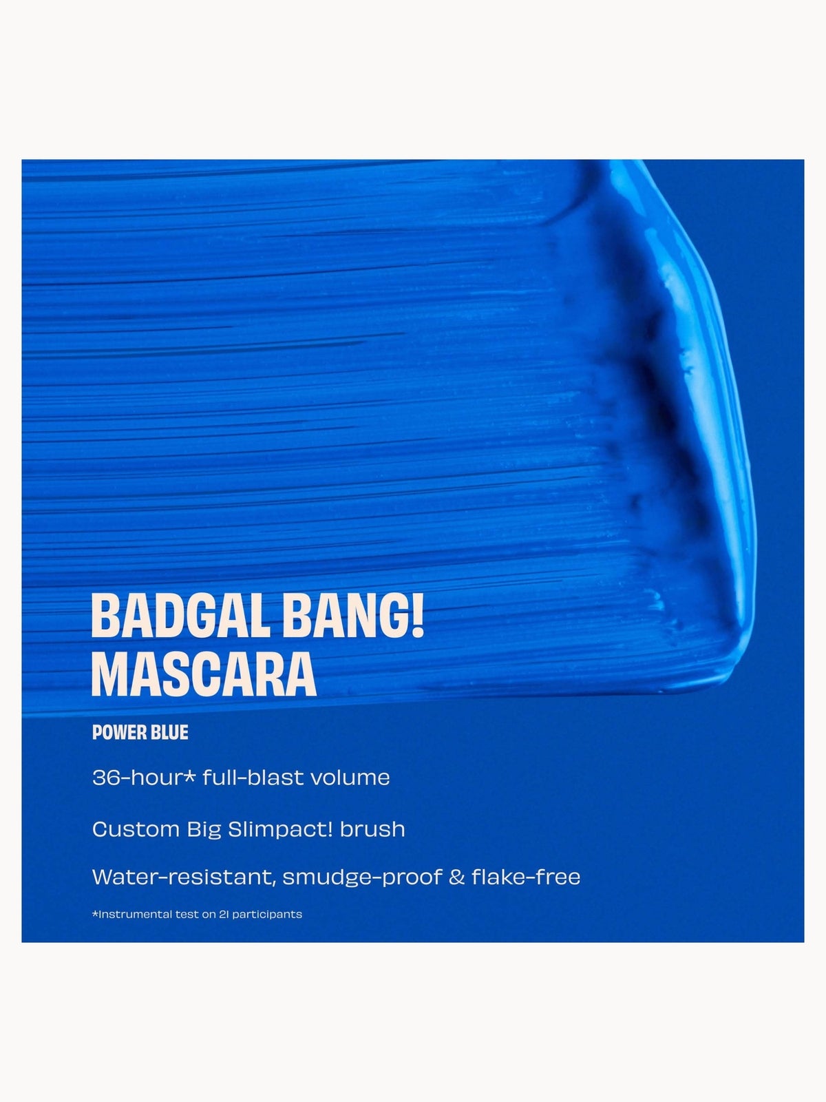 benefit BADgal BANG! Volumising Mascara 8.5g - Power Blue, photo 4