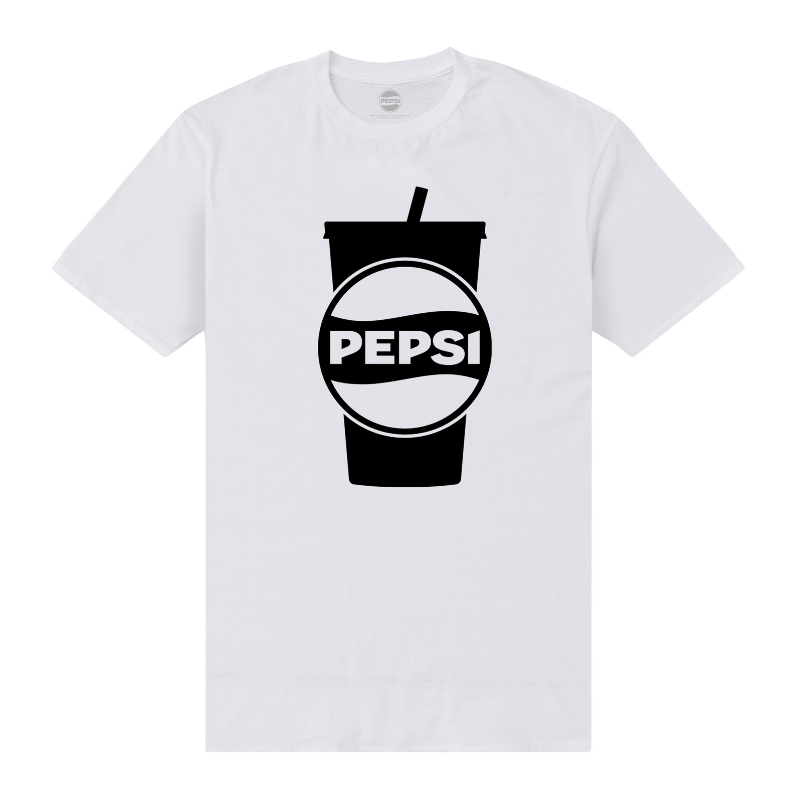 Pepsi Co. Large Cup Men's T-Shirt - White - S