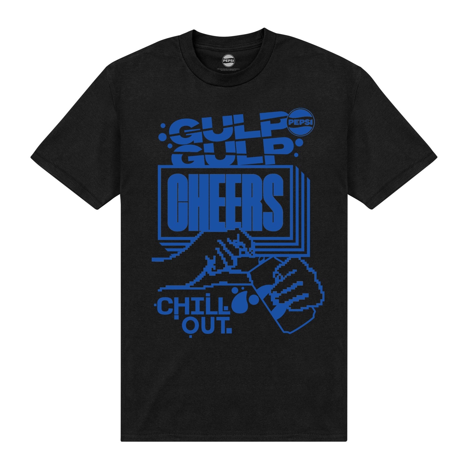 Pepsi Co. Cheers! Men's T-Shirt - Black - L