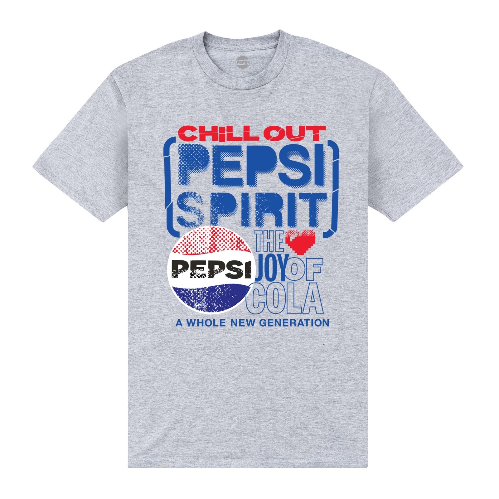 Pepsi Co. The Joy Of Cola Homme T-shirt - Gris