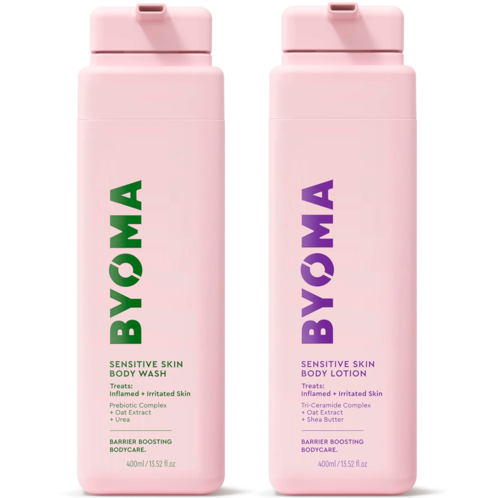BYOMA Sensitive Body Wash 400ml and Sensitive Body Lotion 400ml Bundle