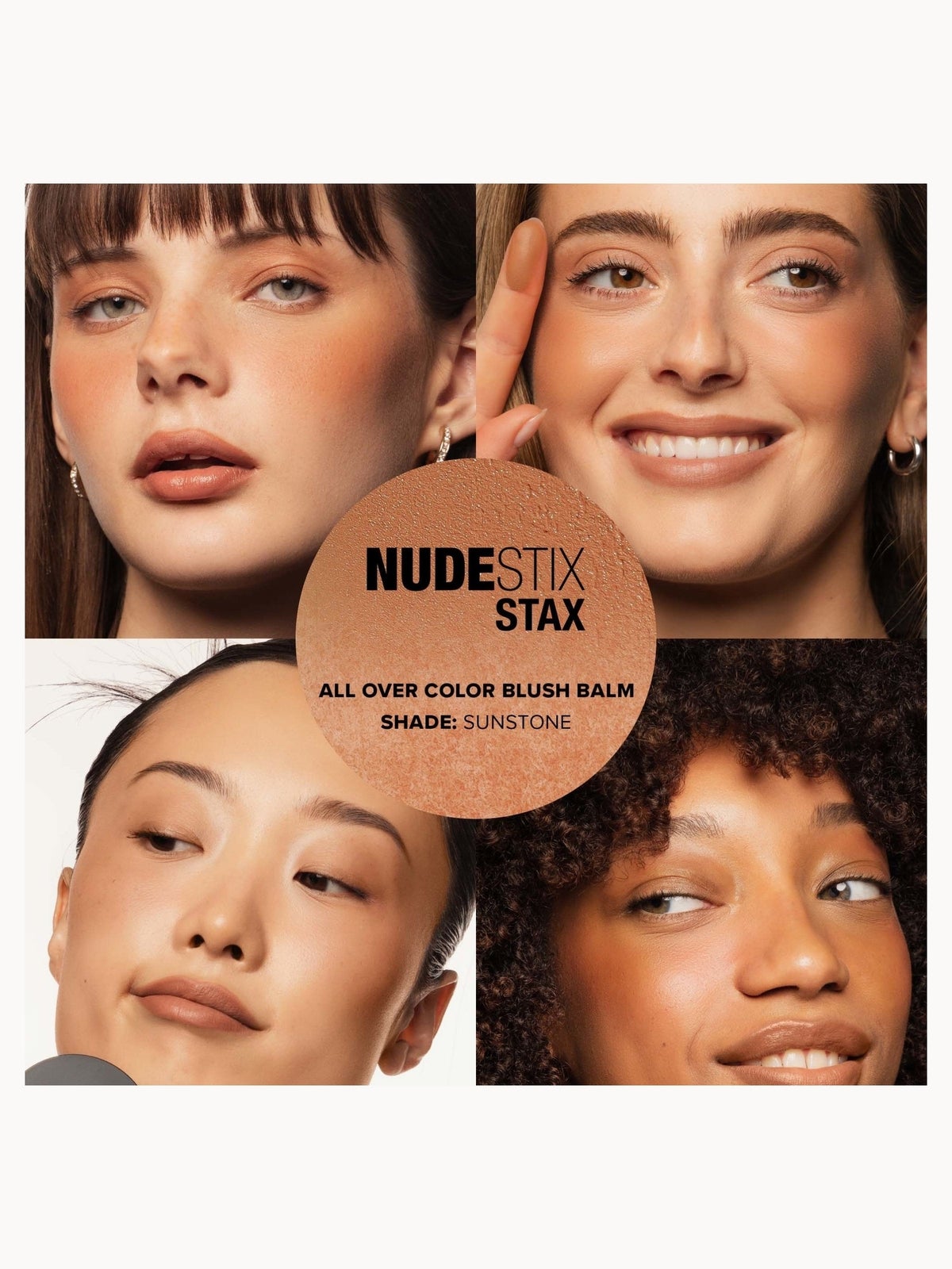 NUDESTIX Stax All Over Color Blush Balm 2.5g (Various Shades) - Sunstone 3