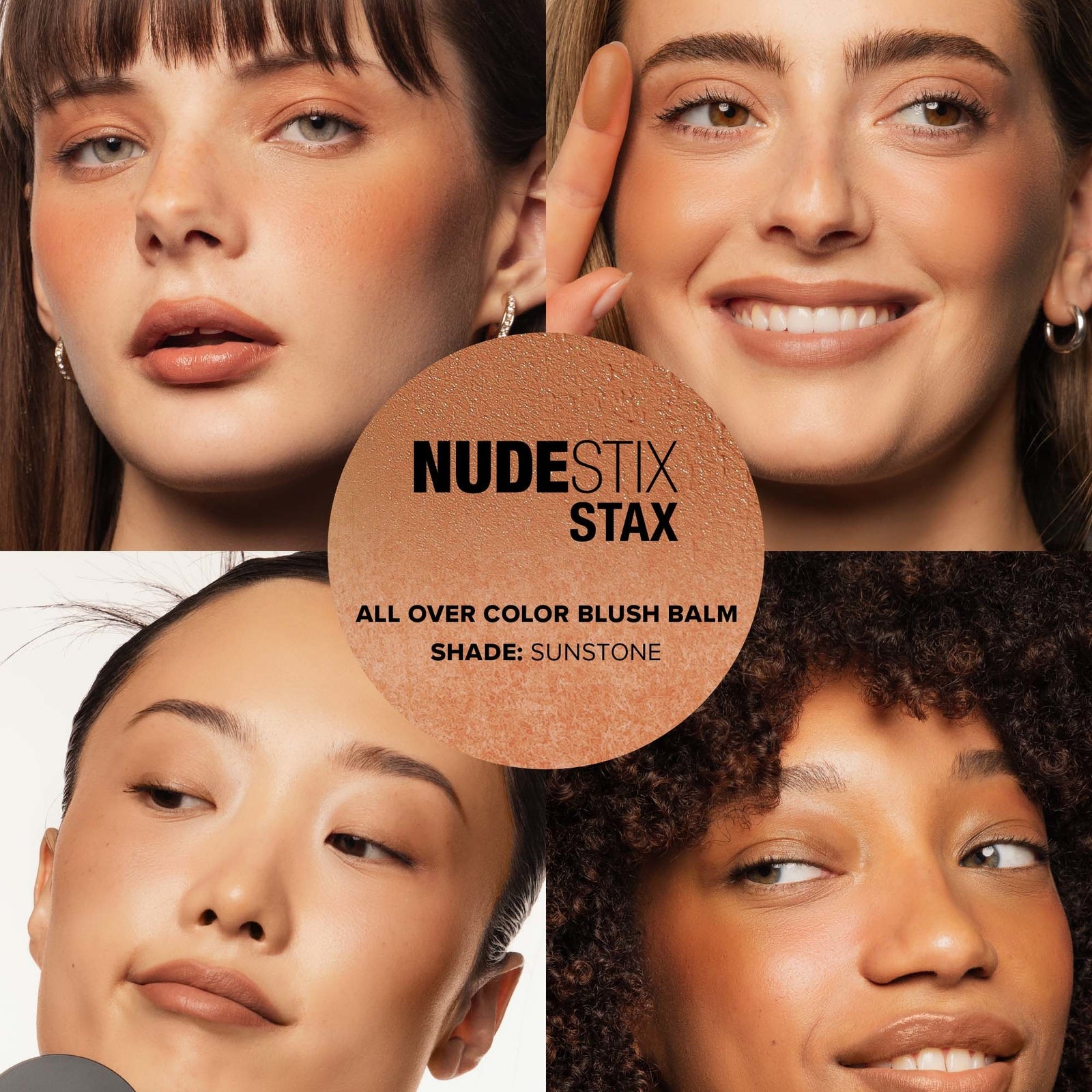 NUDESTIX Stax All Over Color Blush Balm 2.5g (Various Shades) - Sunstone 3