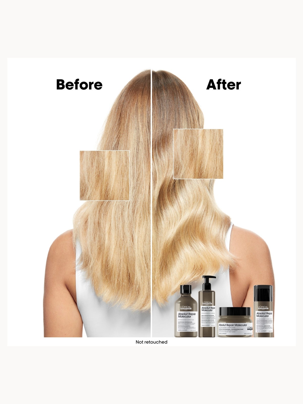 L'Oréal Professionnel Absolut Repair Molecular Strengthening Mask for Damaged Hair 250ml 3