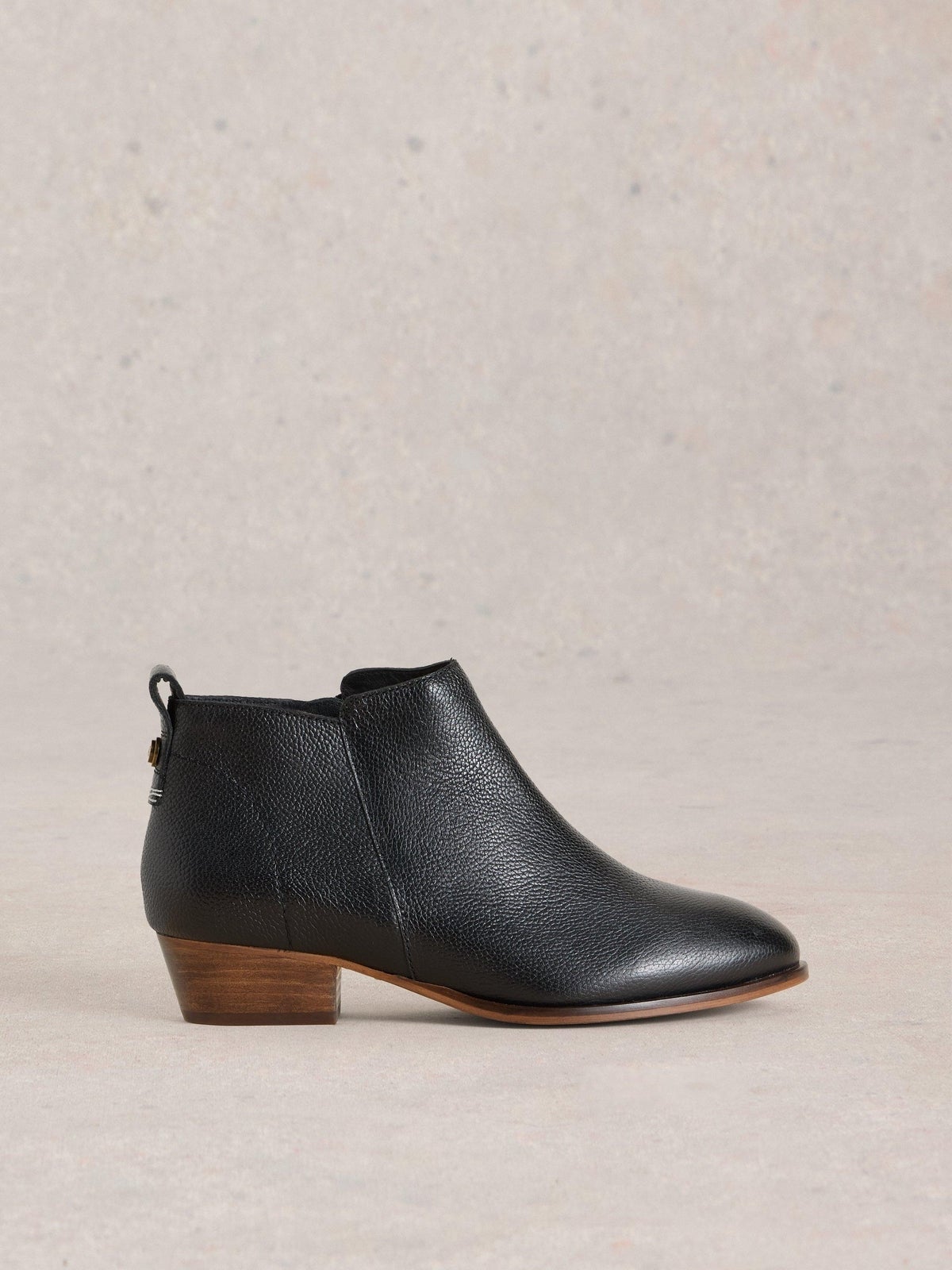 Lederstiefeletten mit weiter Passform - 41