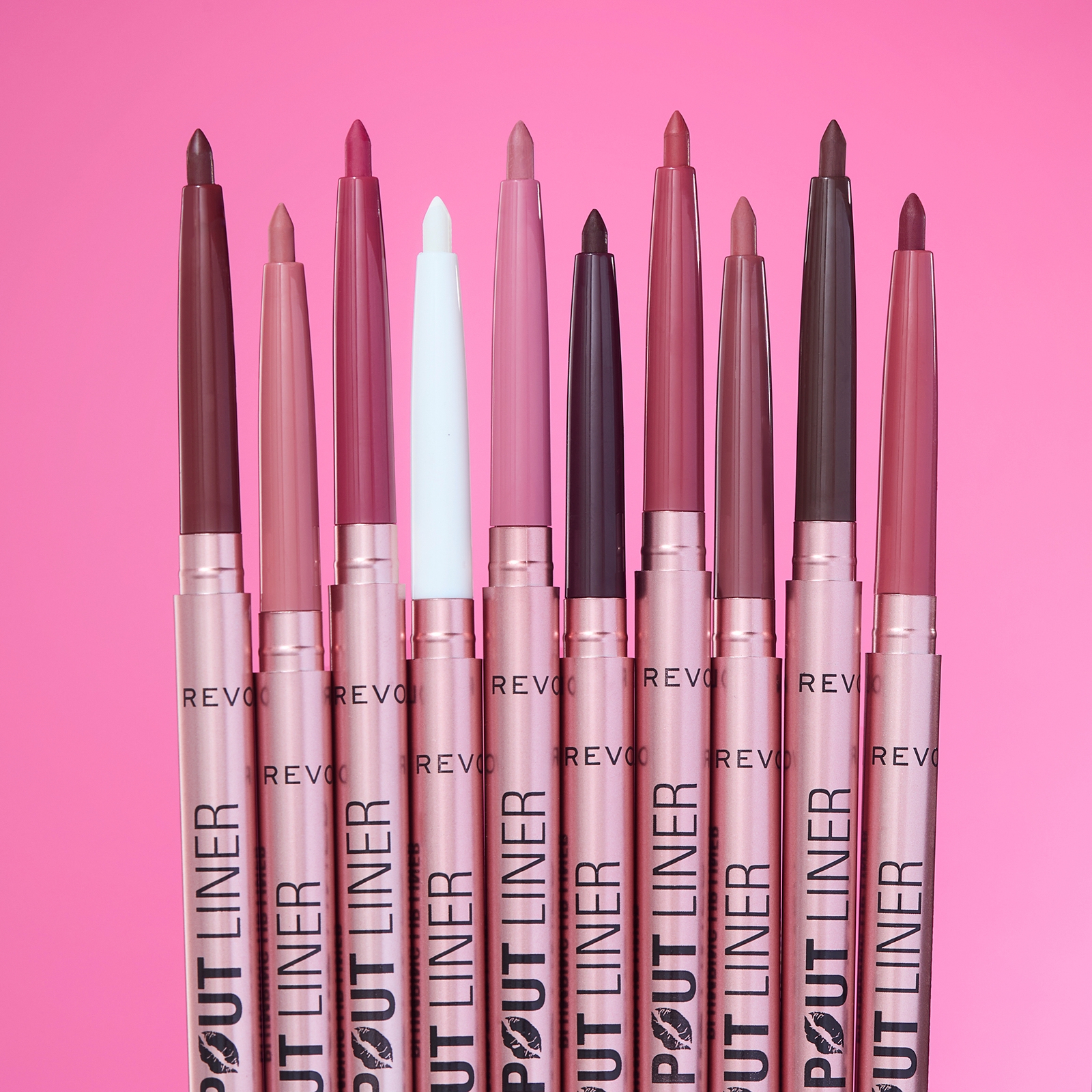 Thumbnail - Makeup Revolution Pout Bomb Plumping Lip Liner 0.2g (Various Shades) - Glaze Clear