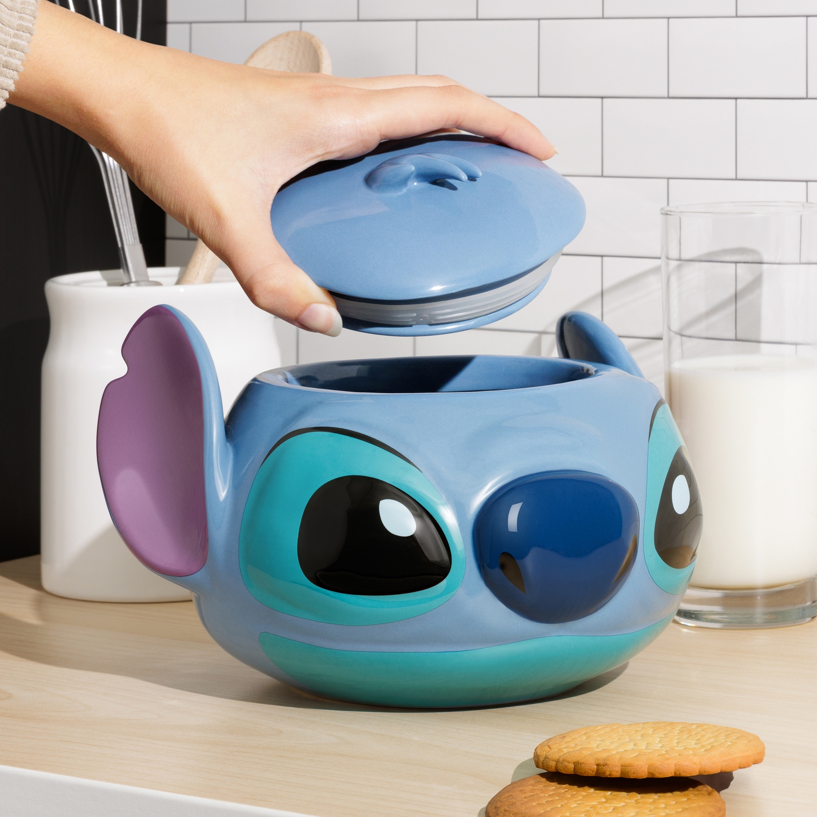 Stitch Shaped Cookie Jar Stitch Shaped Cookie Jar