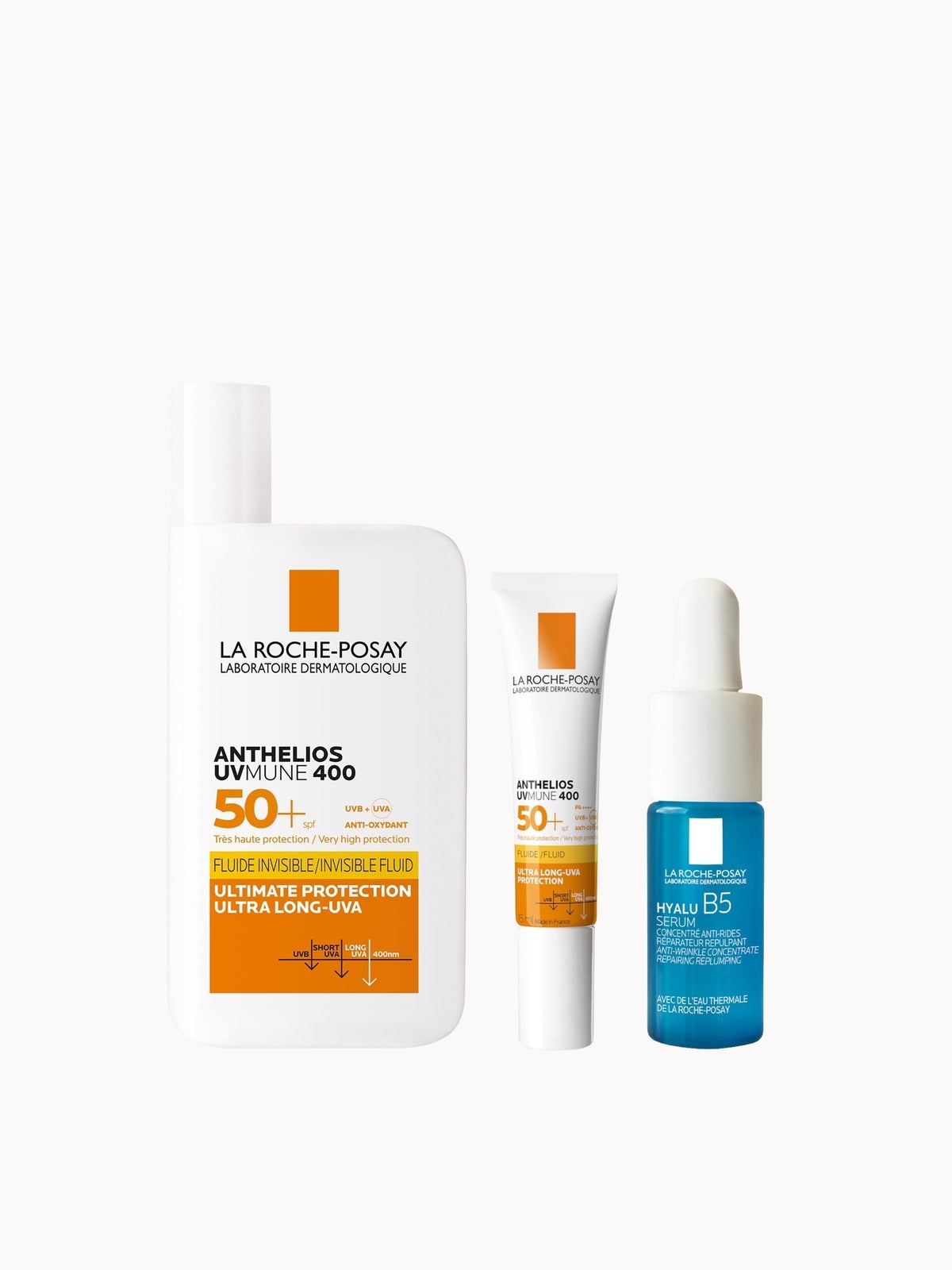 La Roche-Posay Anthelios UVMune SPF 50+ 50ml with Travel Size Bundle