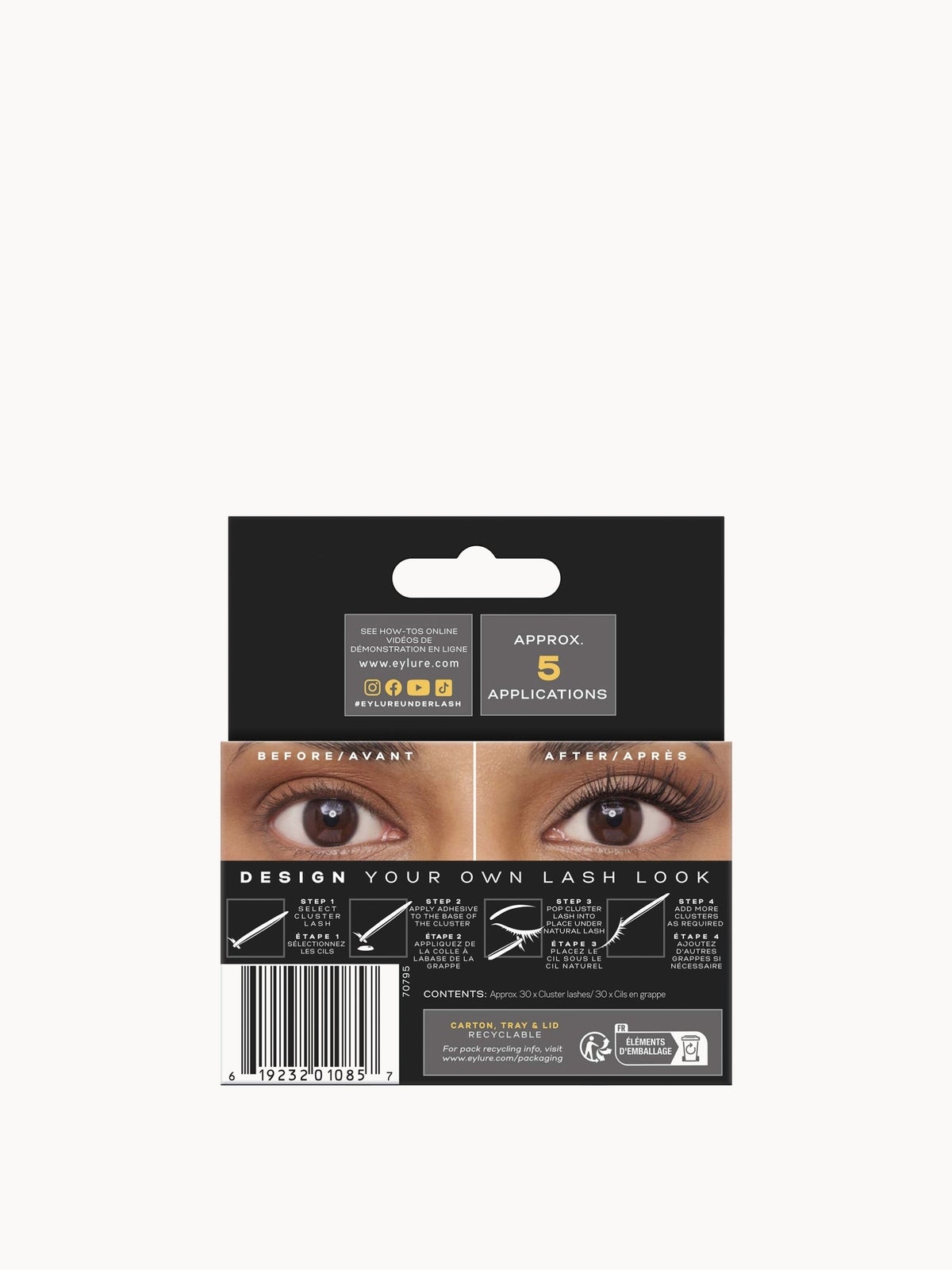 Eylure Underlash Refill Cluster Lashes - Wispy 2