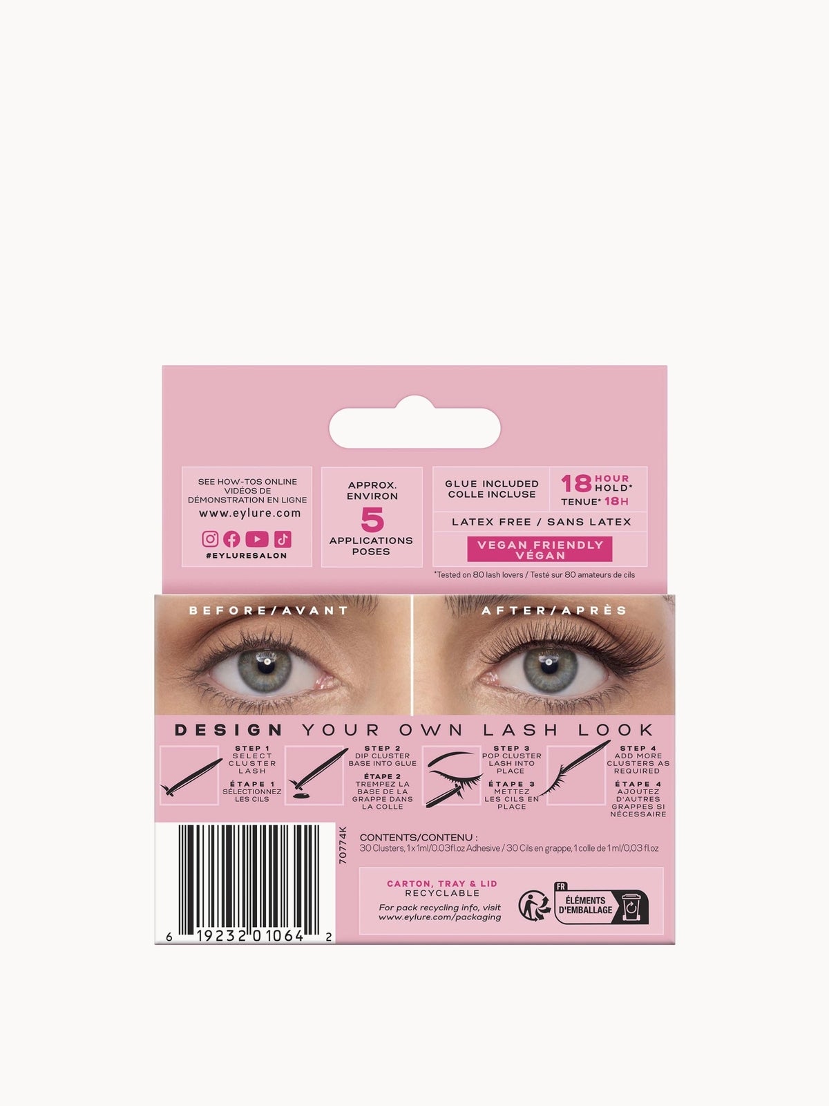 Eylure Clusters Brown/Black 2