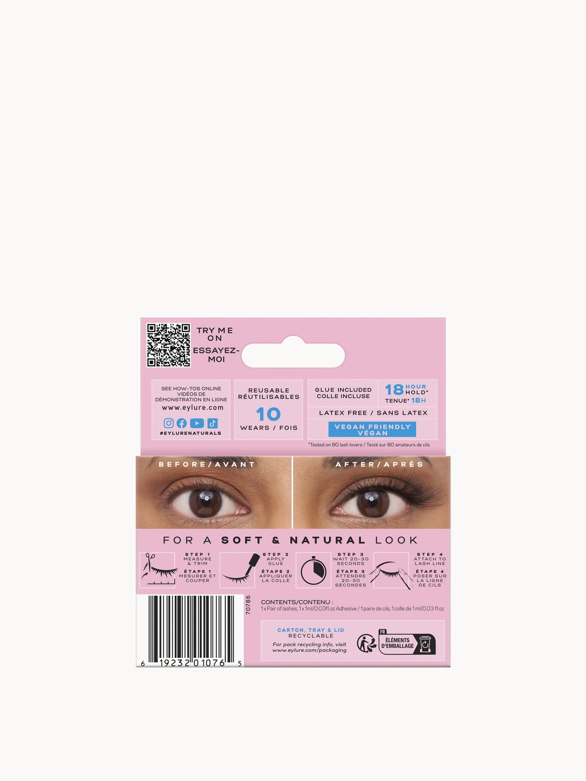 Eylure Naturals No.033 Brown/Black 2