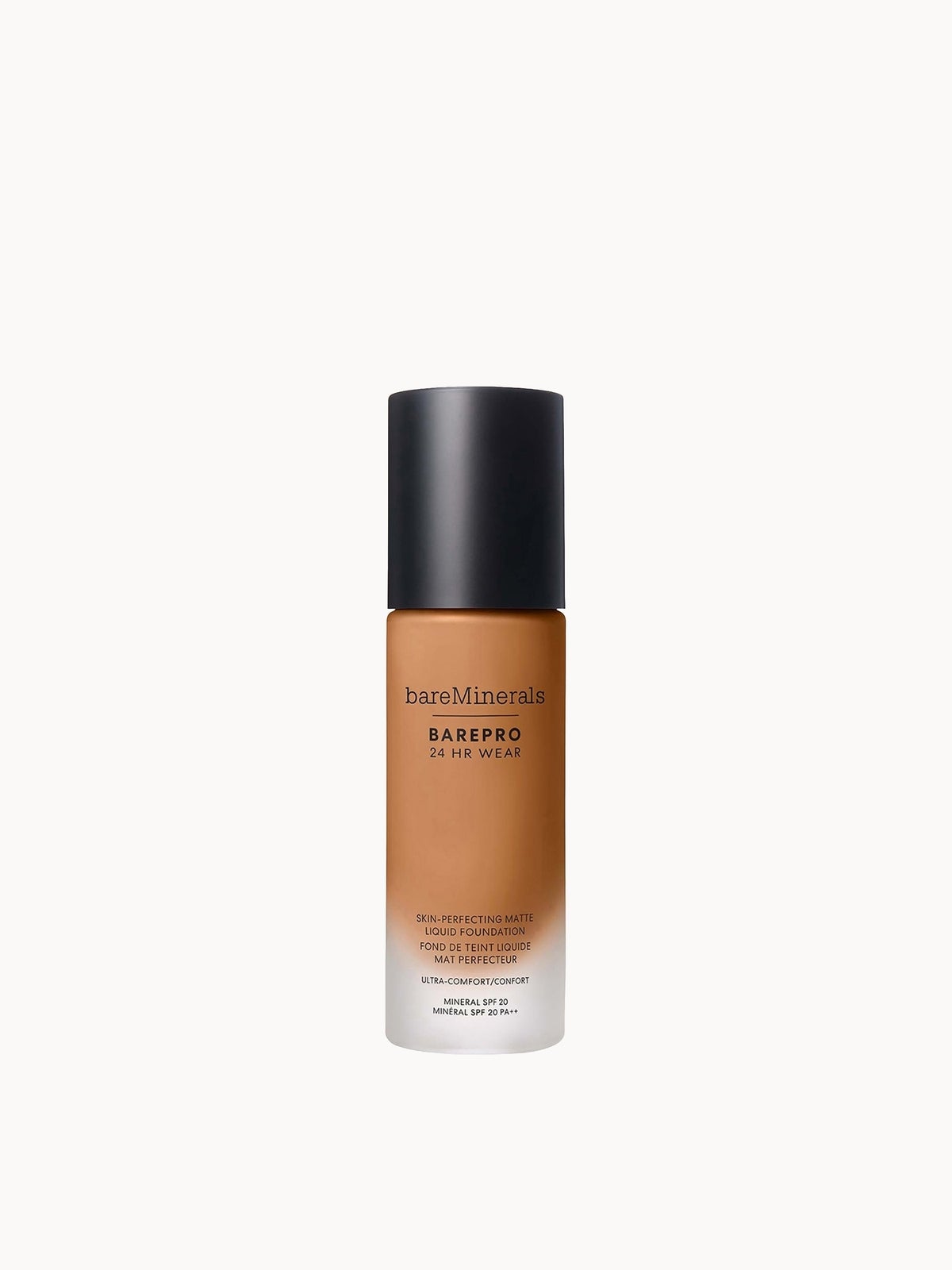 bareMinerals Barepro 24Hr Matte Comfort Liquid Foundation Mineral Spf20 30ml (various shades) - Med. Deep 46 Neutral