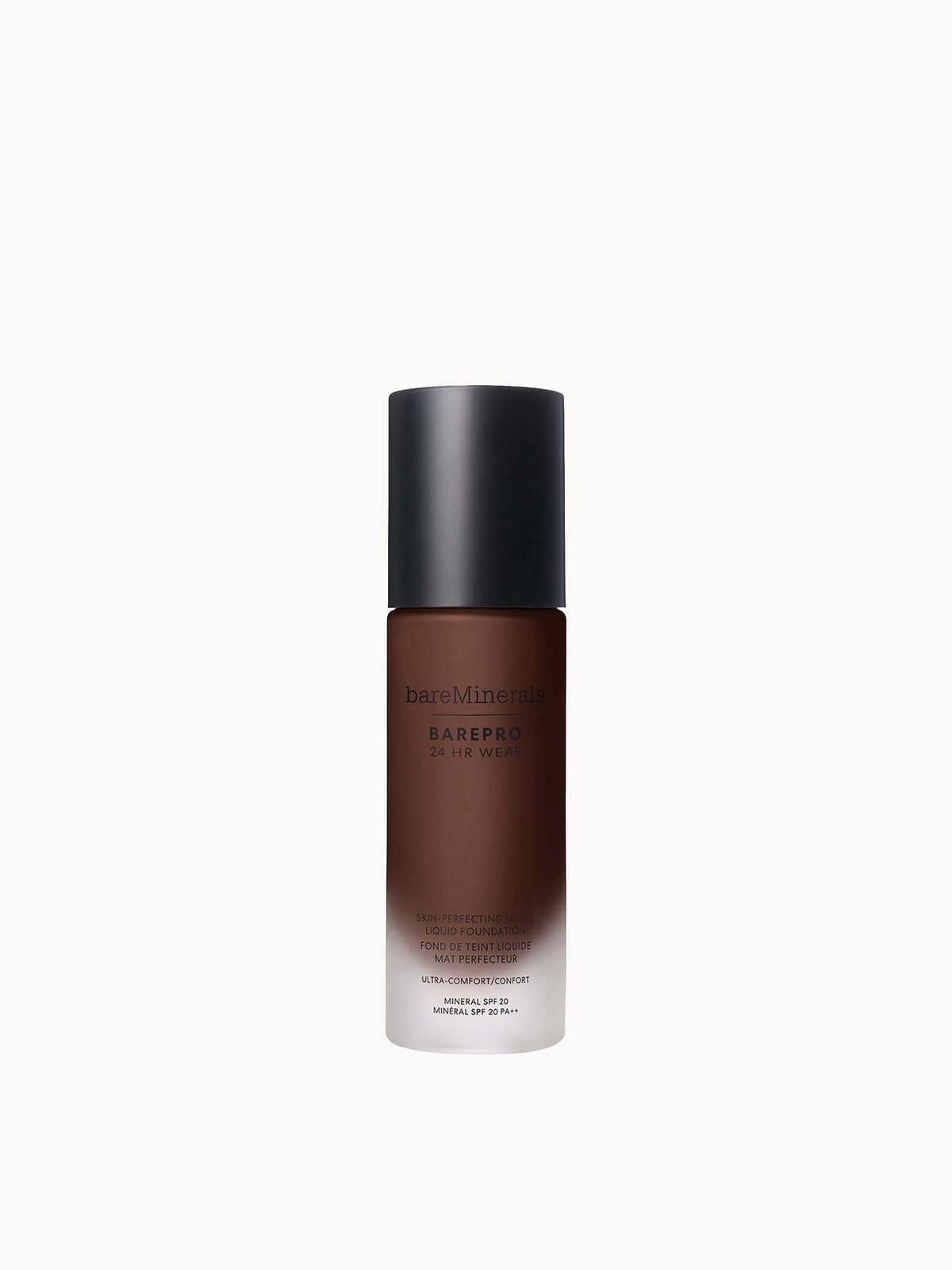 bareMinerals Barepro 24Hr Matte Comfort Liquid Foundation Mineral Spf20 30ml (various shades) - Deep 65 Neutral