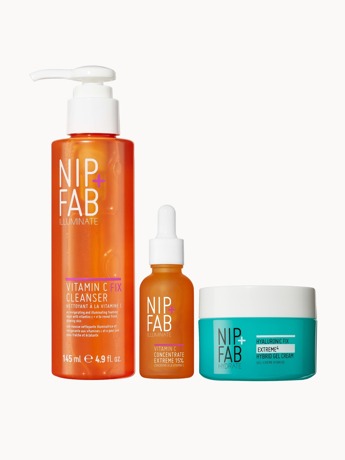 NIP+FAB AM Glow Trio
