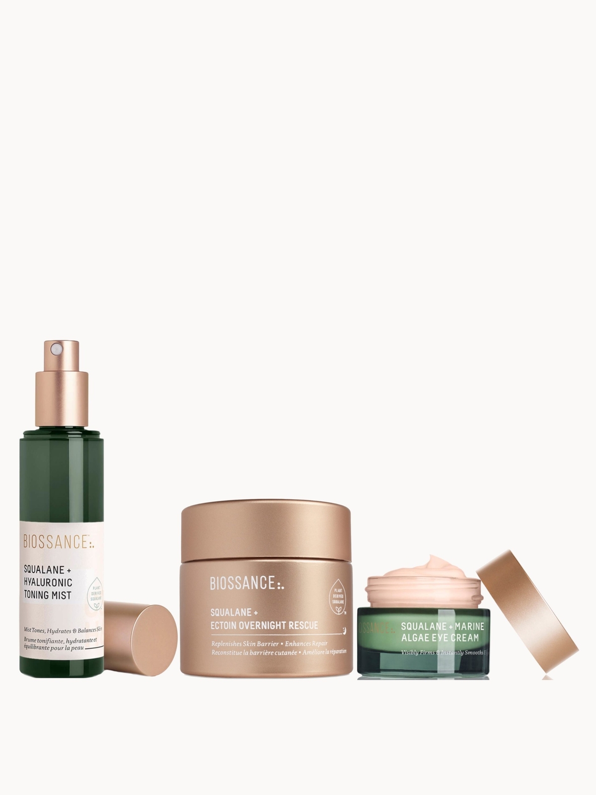 Biossance Ectoin Nightime Routine