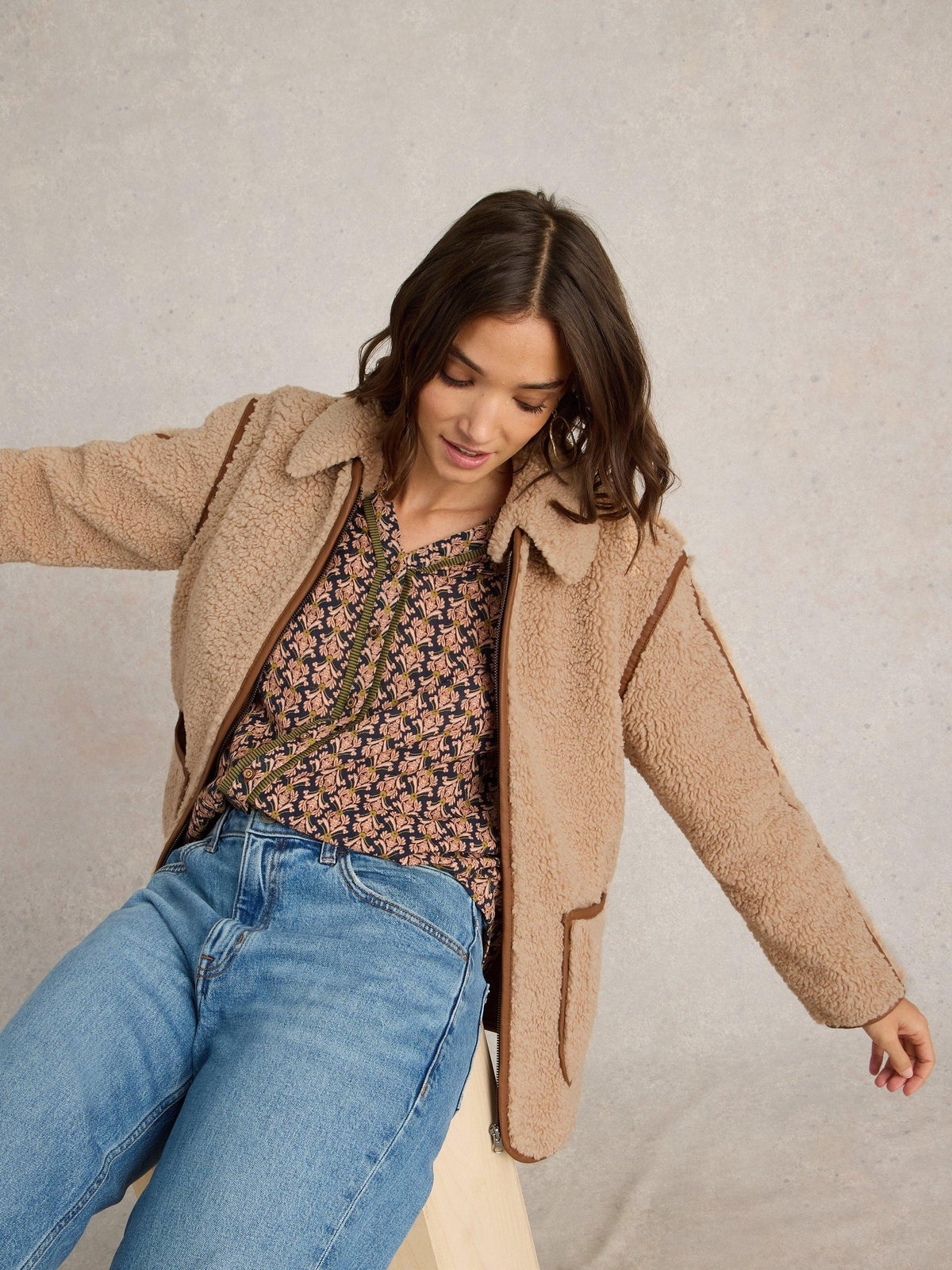 Jacke Elm aus Teddyfell - 52