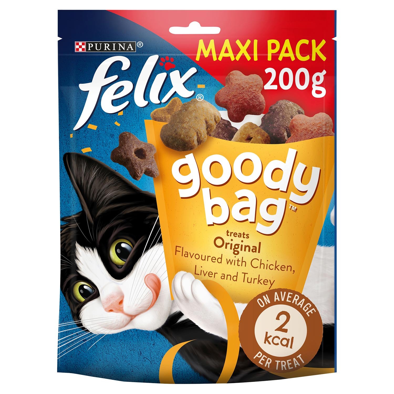 Felix Goody Bag Cat Treats Original Mix 200g – Felix