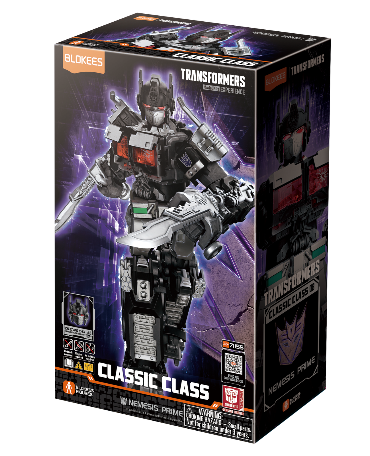 Blokees Figures Transformers Classic Class 08 Nemesis Prime Action Figure