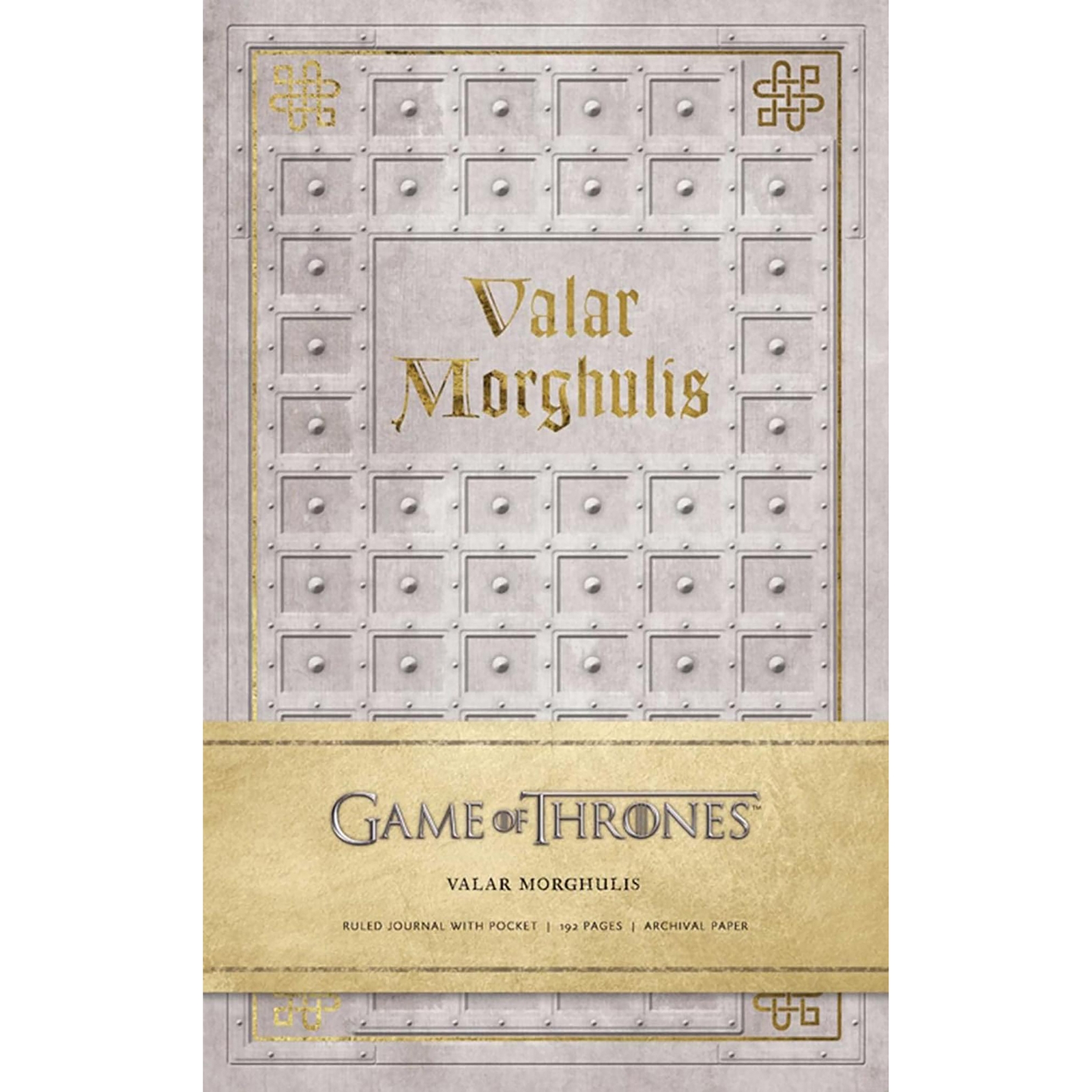 Game of Thrones: Valar Morghulis Hardcover Ruled Journal